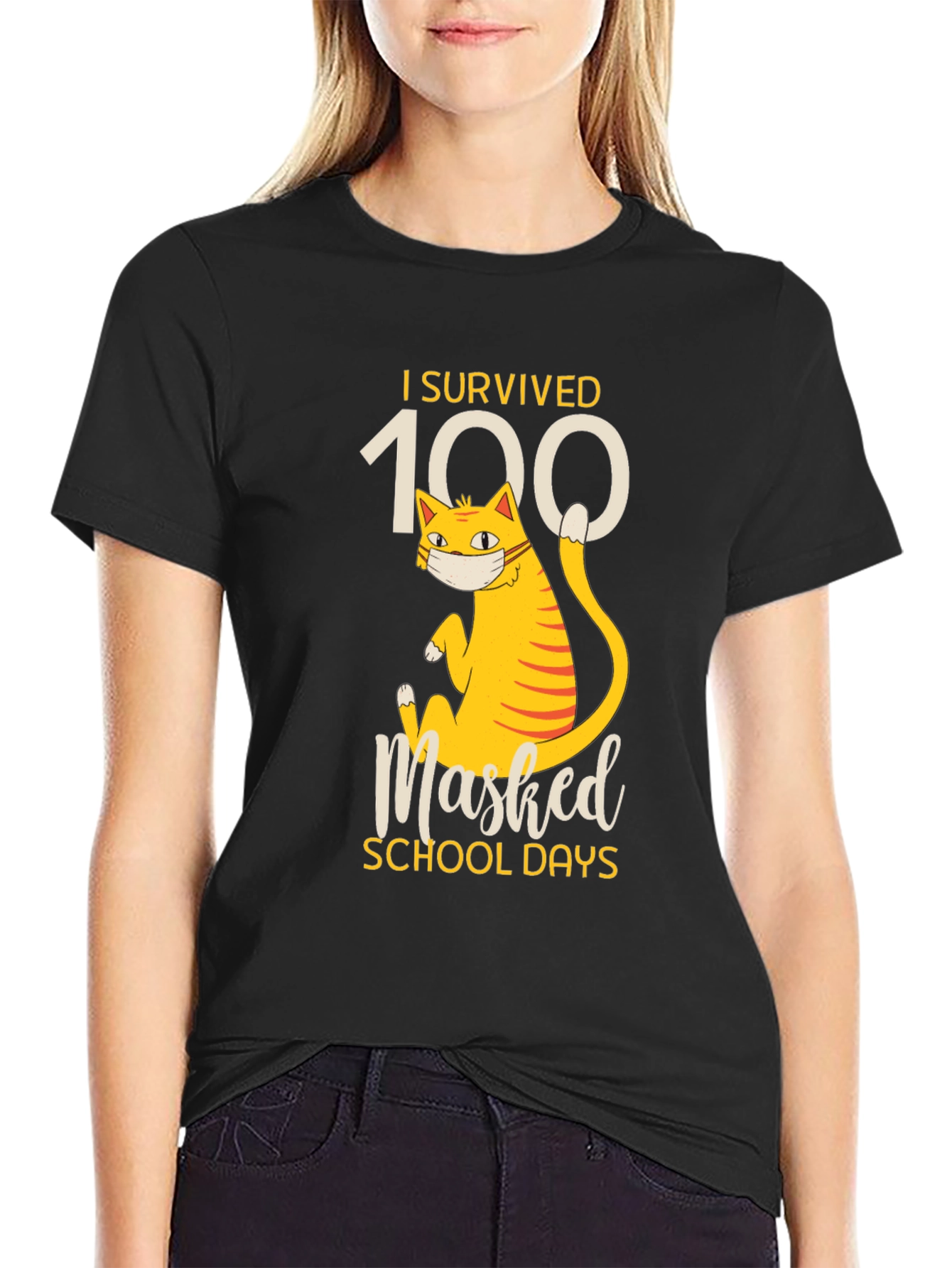 I Survived 100 Masked School Days T-Shirt
