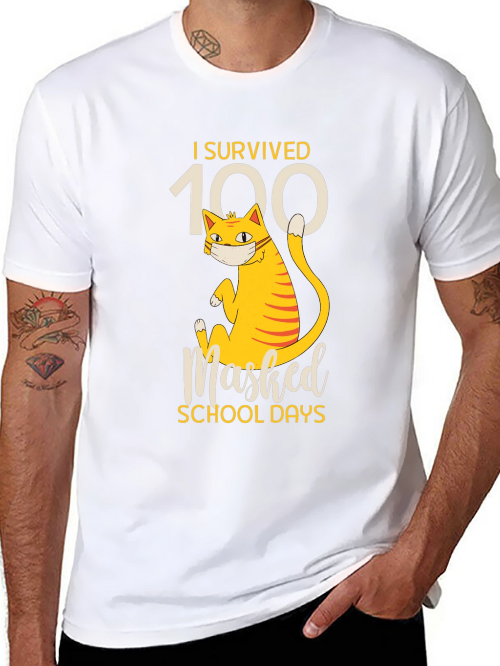 I Survived 100 Masked School Days T-Shirt