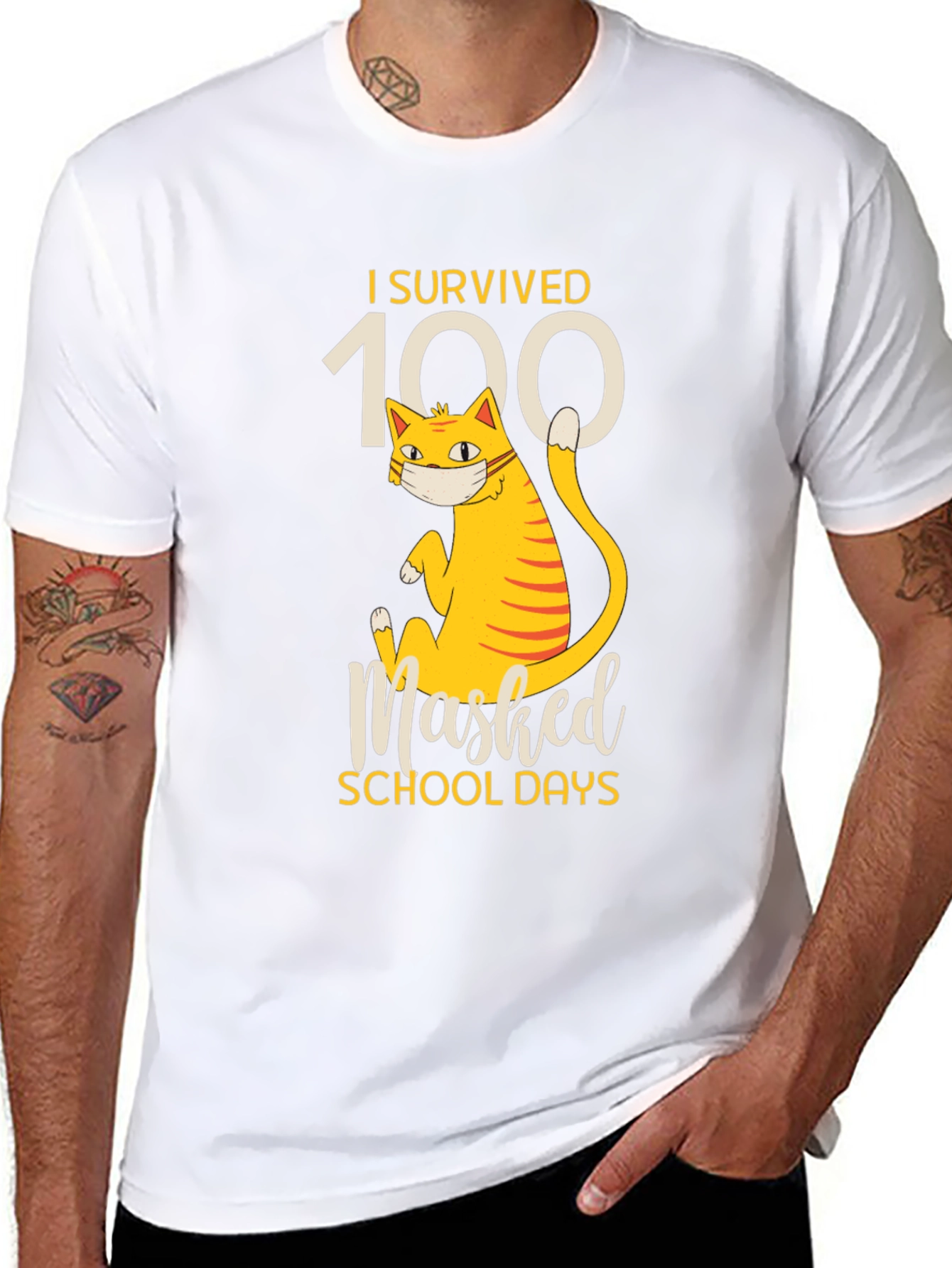 I Survived 100 Masked School Days T-Shirt