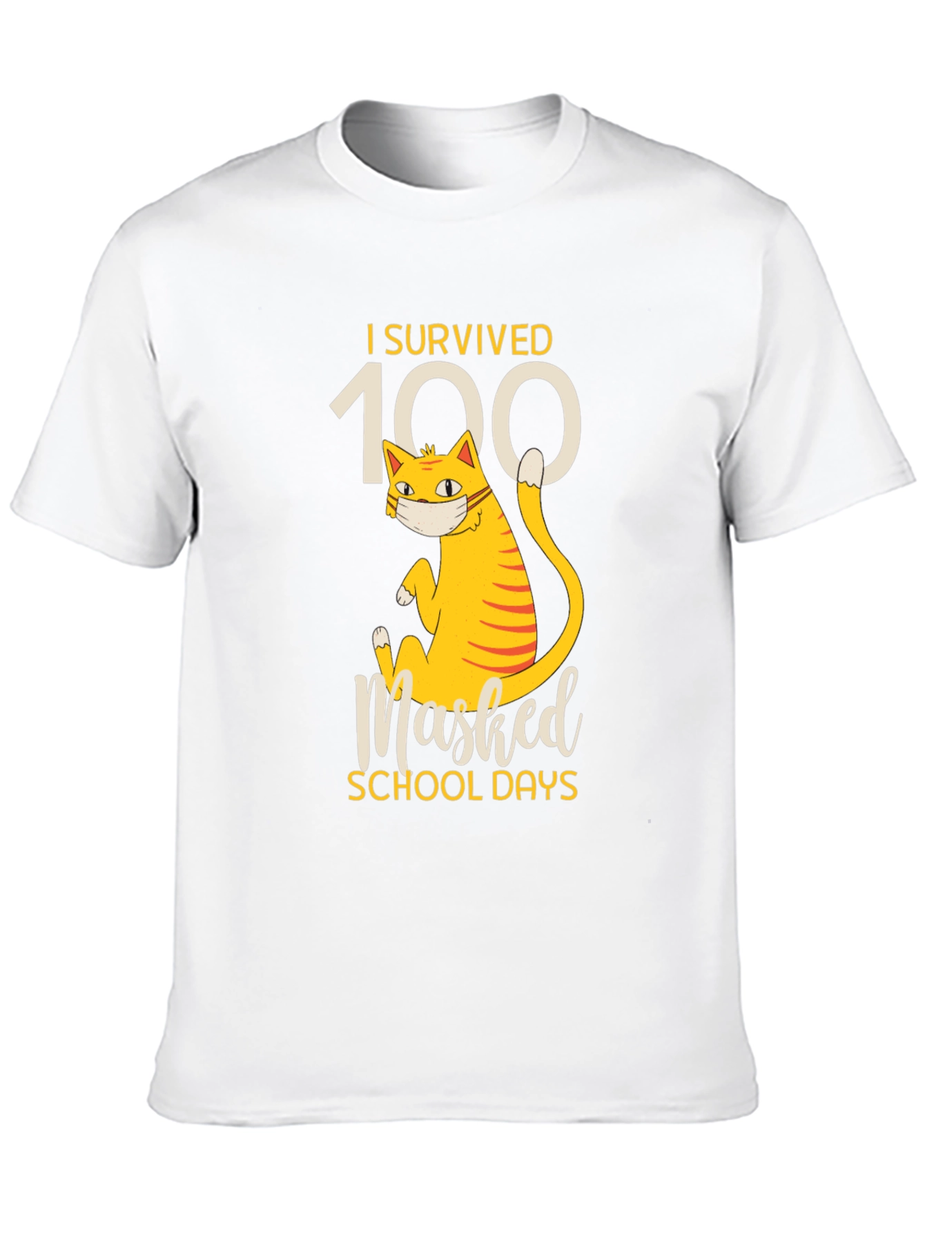 I Survived 100 Masked School Days T-Shirt