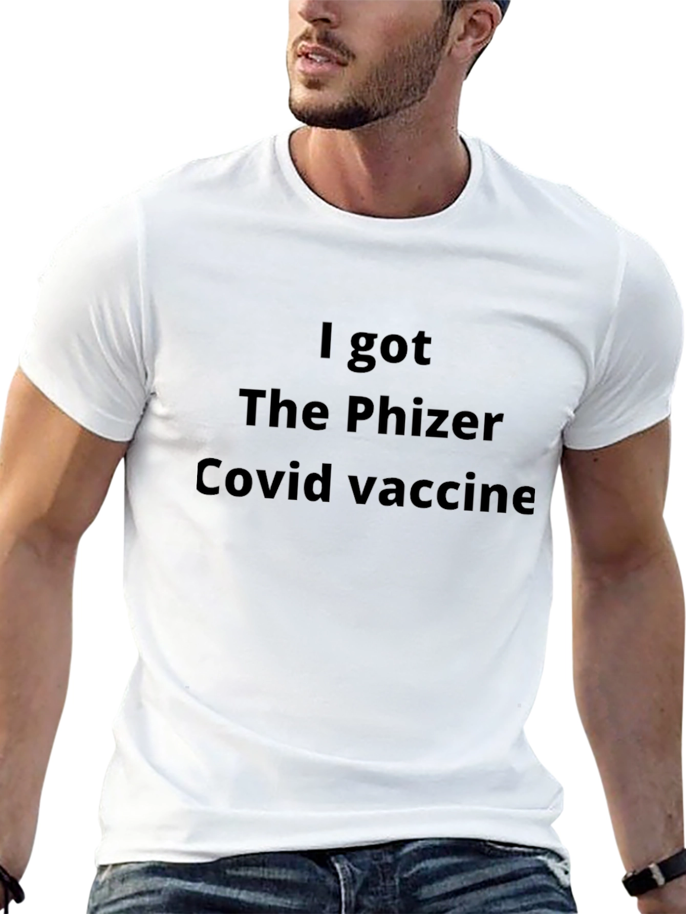I Got The Pfizer Vaccine Black T-Shirt