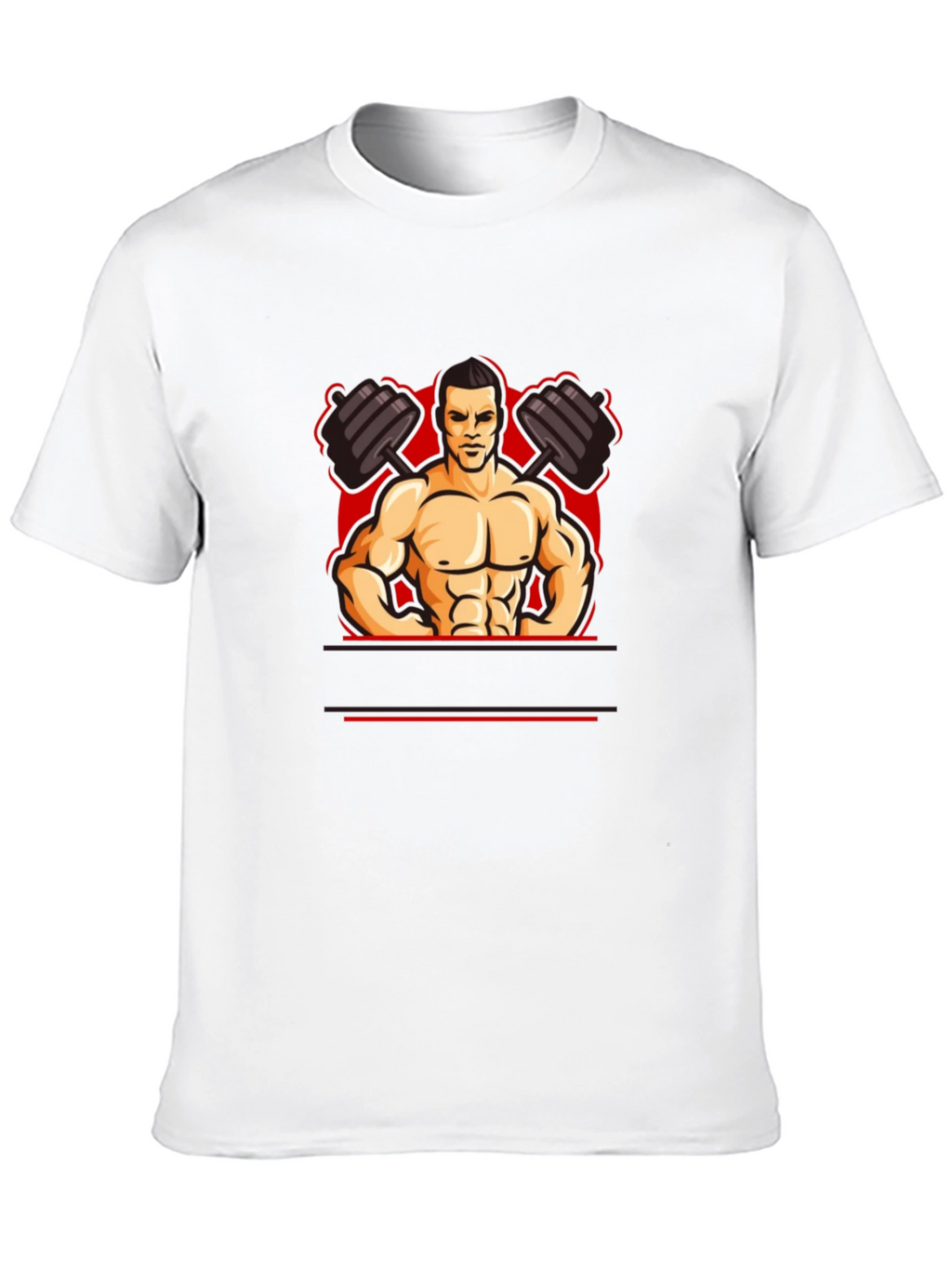 Muscle Man Graphic Tee - Black T-Shirt