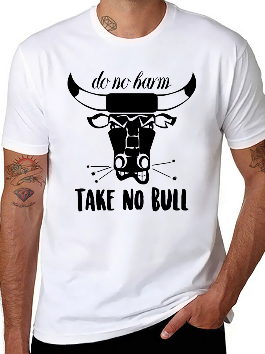 Do No Harm Take No Bull Graphic T-Shirt