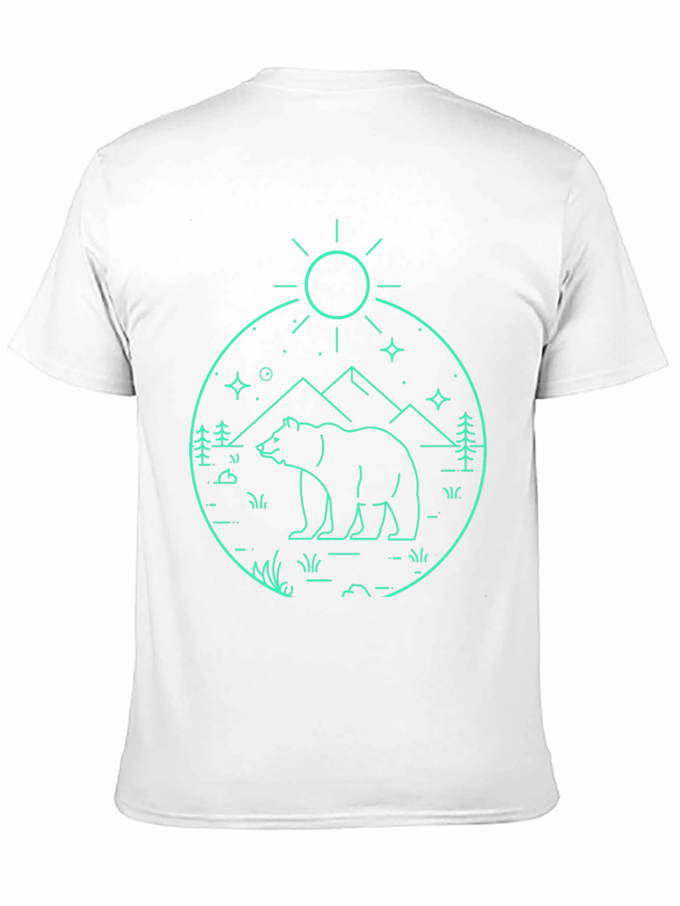 Bear Mountain Outline Graphic T-Shirt