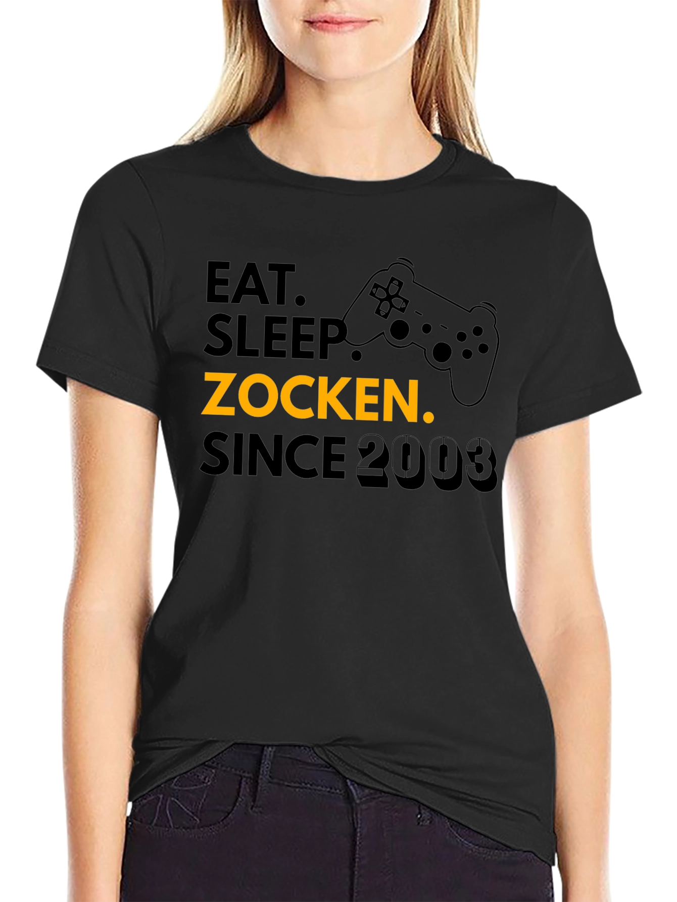 Eat Sleep Zocken Since 2003 Gaming T-Shirt