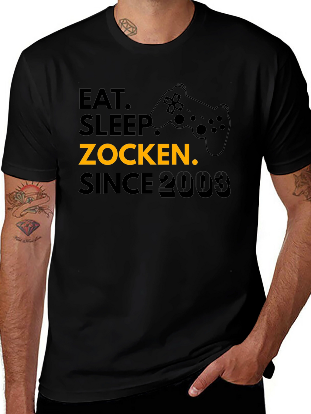 Eat Sleep Zocken Since 2003 Gaming T-Shirt