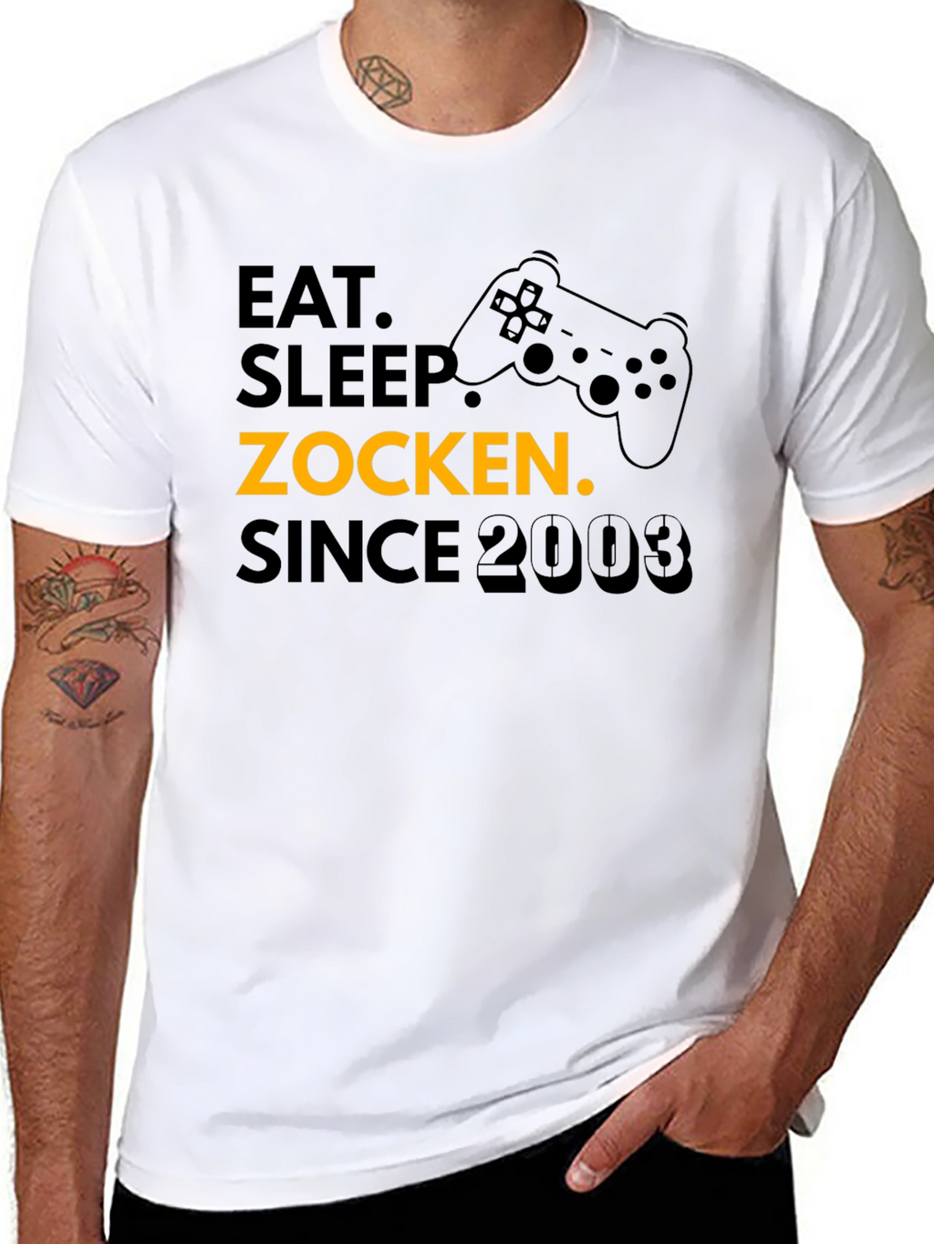Eat Sleep Zocken Since 2003 Gaming T-Shirt