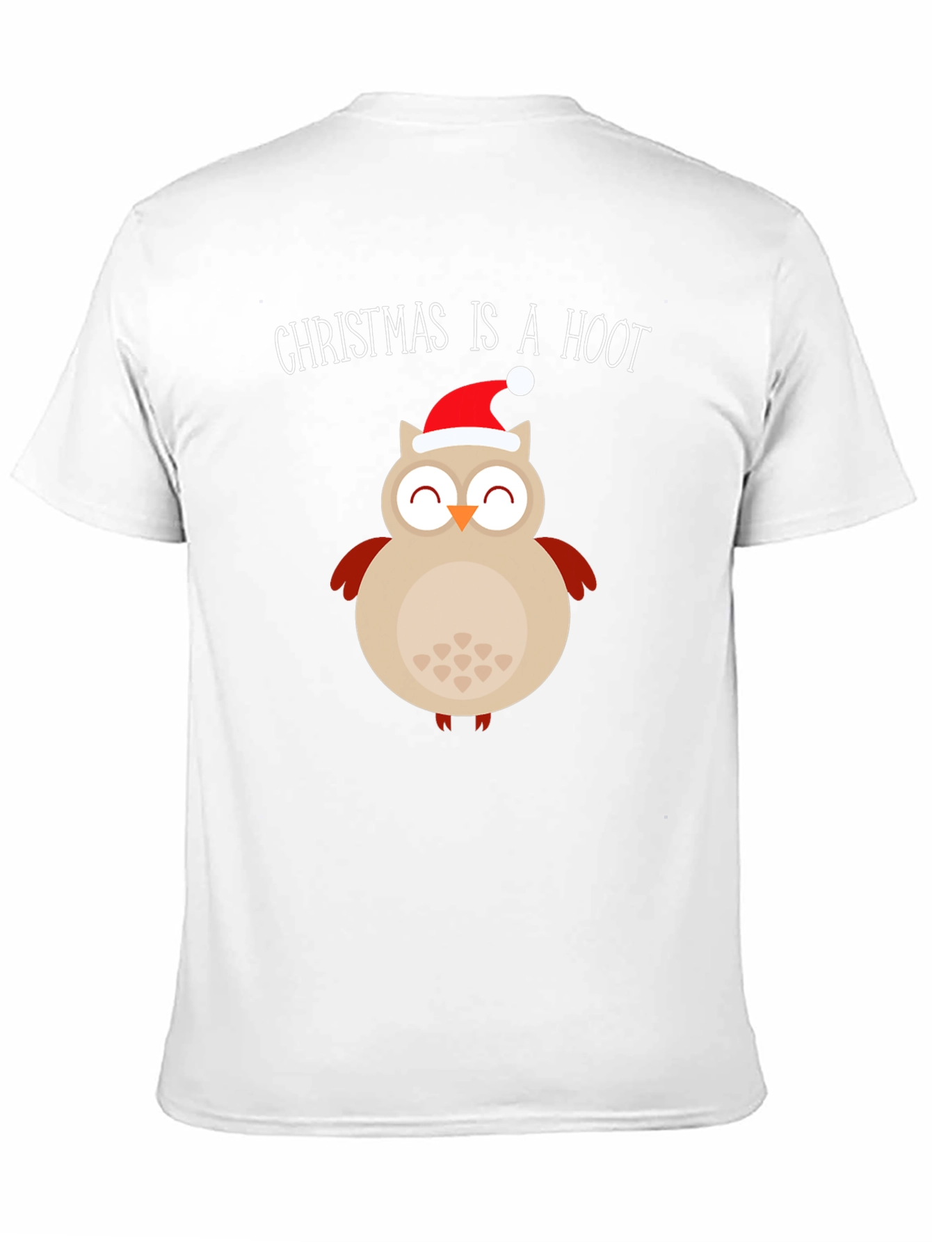 Christmas Owl T-Shirt - Christmas Is A Hoot Festive Tee