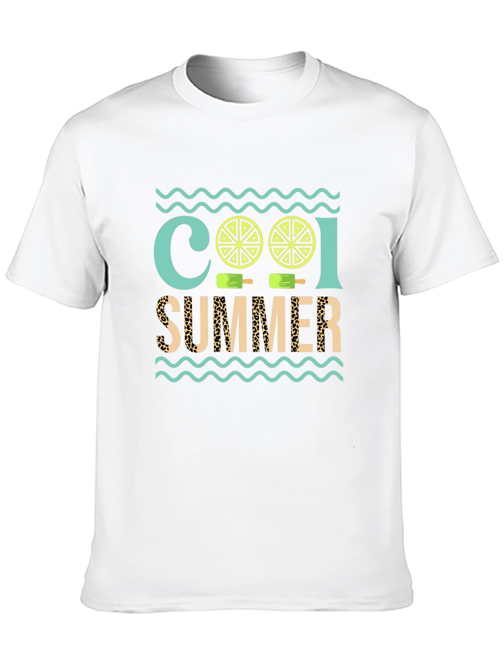 Cool Summer Graphic Tee - Black T-Shirt