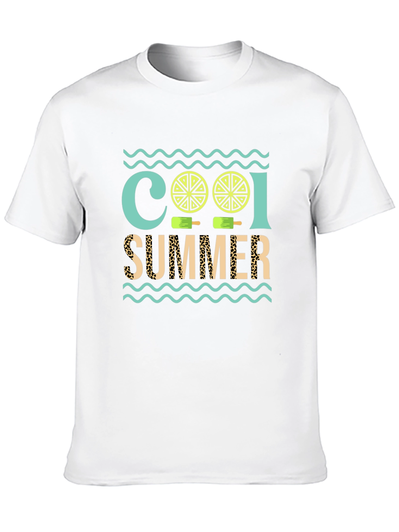 Cool Summer Graphic Tee - Black T-Shirt