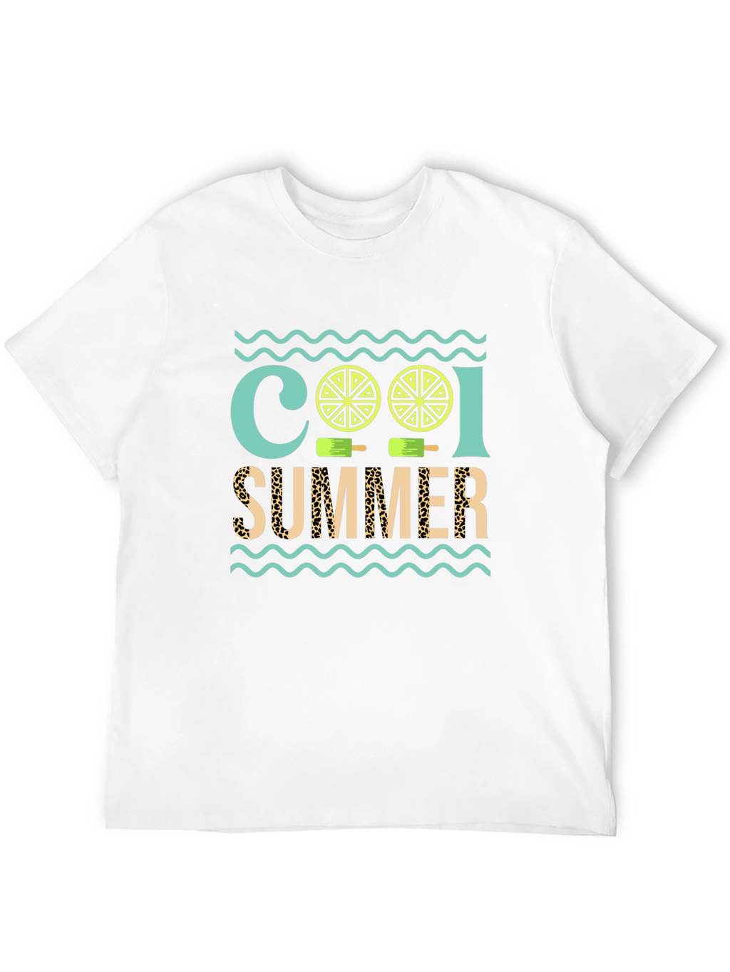 Cool Summer Graphic Tee - Black T-Shirt