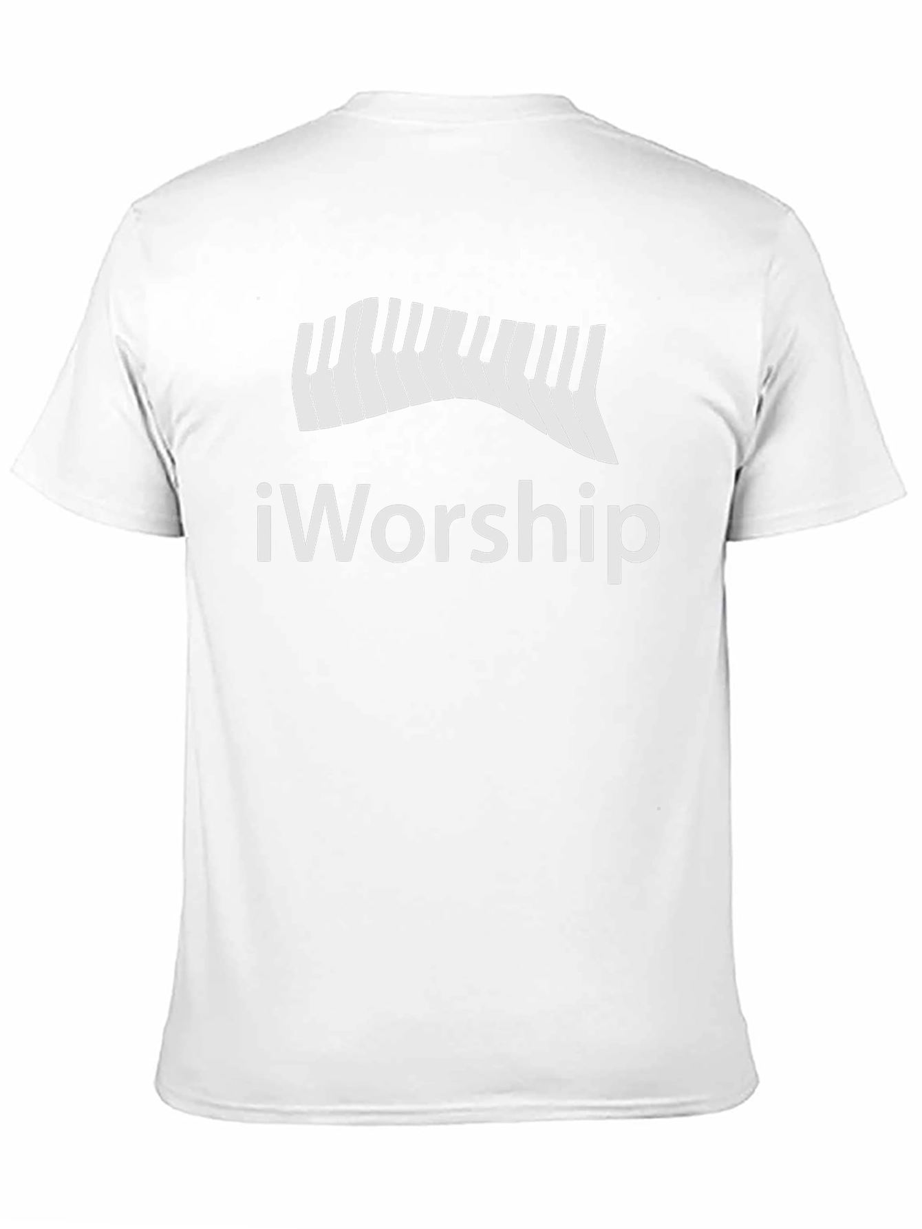 iWorship Piano Keys Graphic Tee - Black