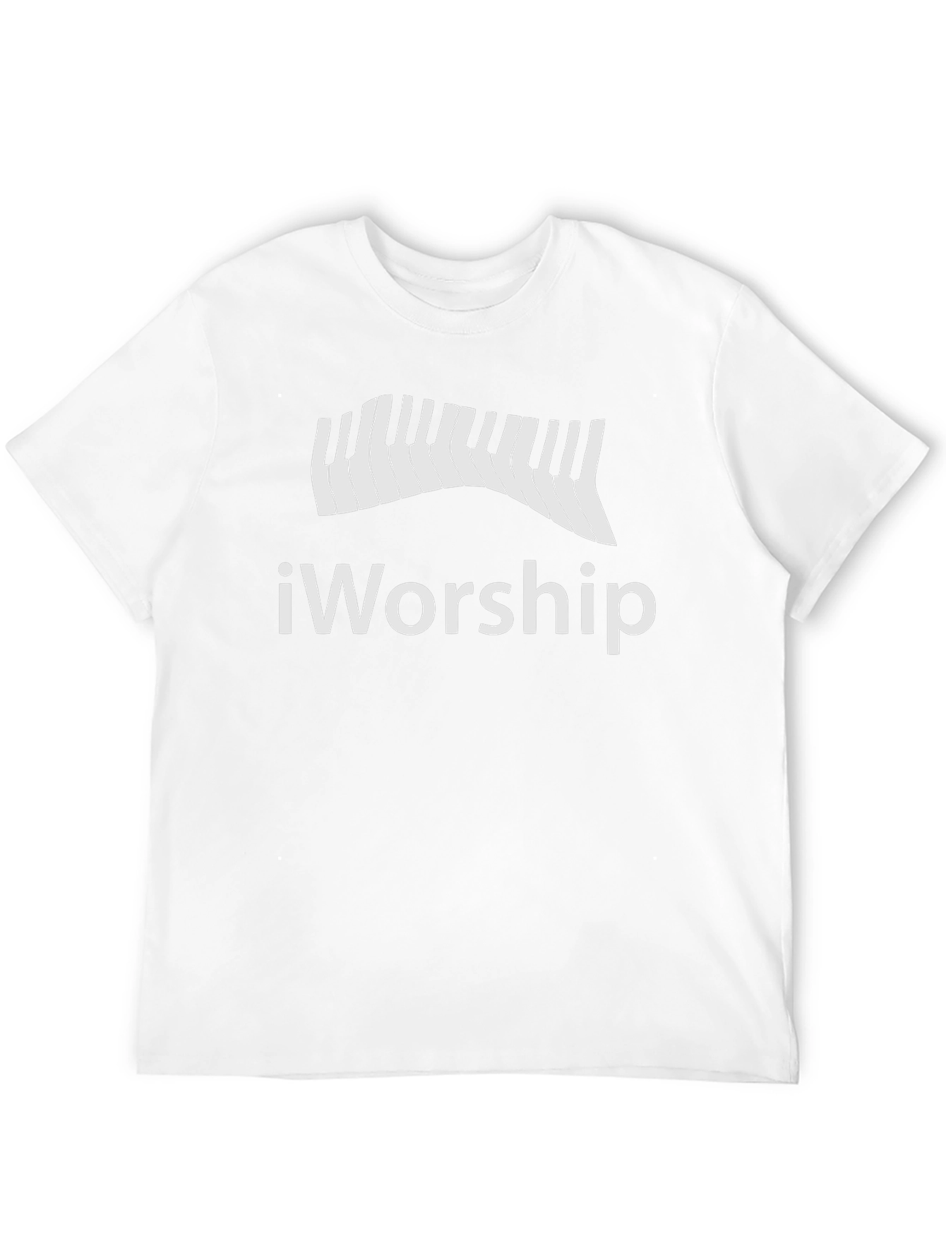iWorship Piano Keys Graphic Tee - Black