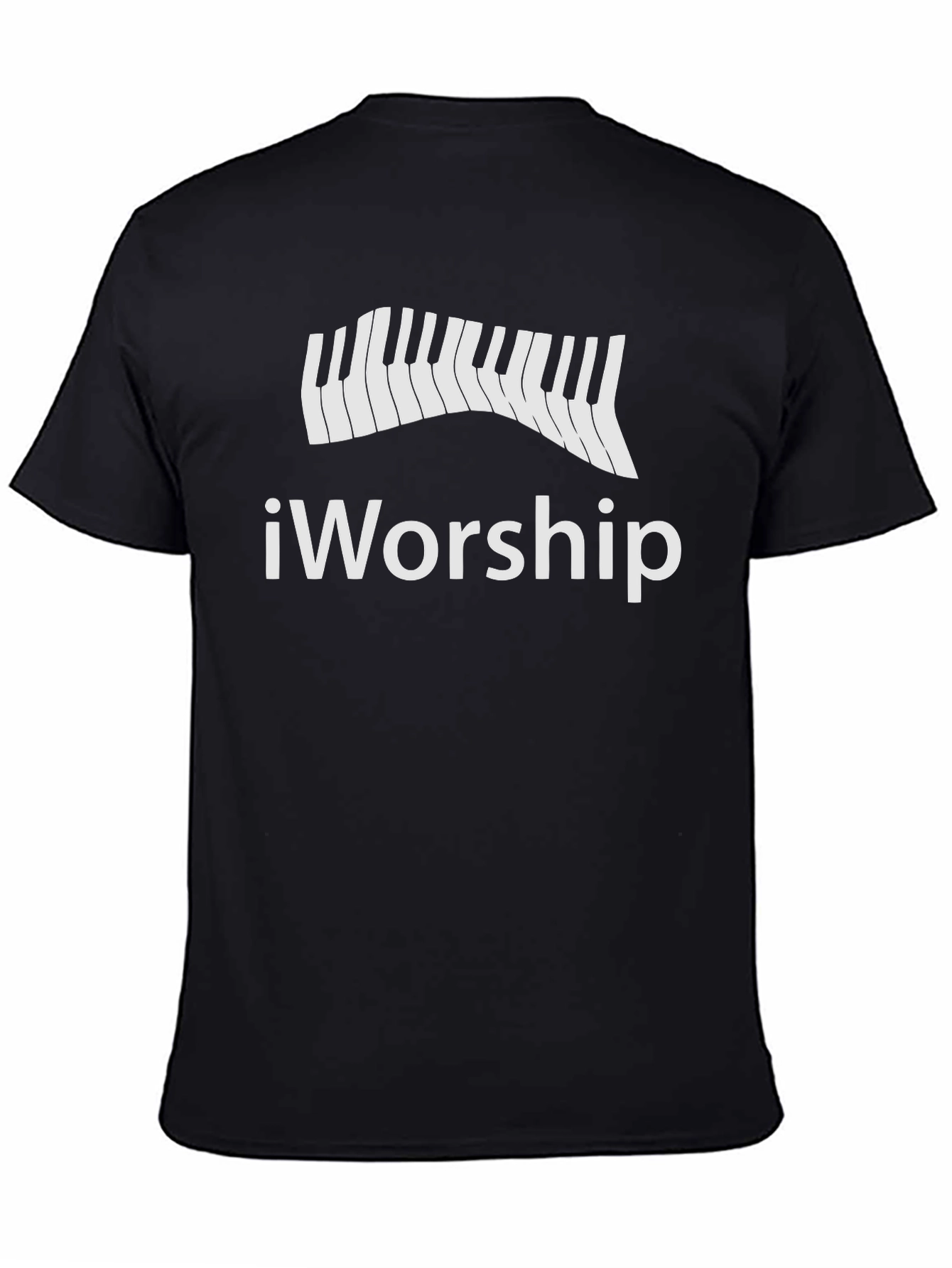 iWorship Piano Keys Graphic Tee - Black