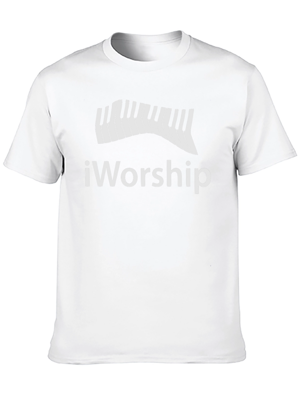 iWorship Piano Keys Graphic Tee - Black