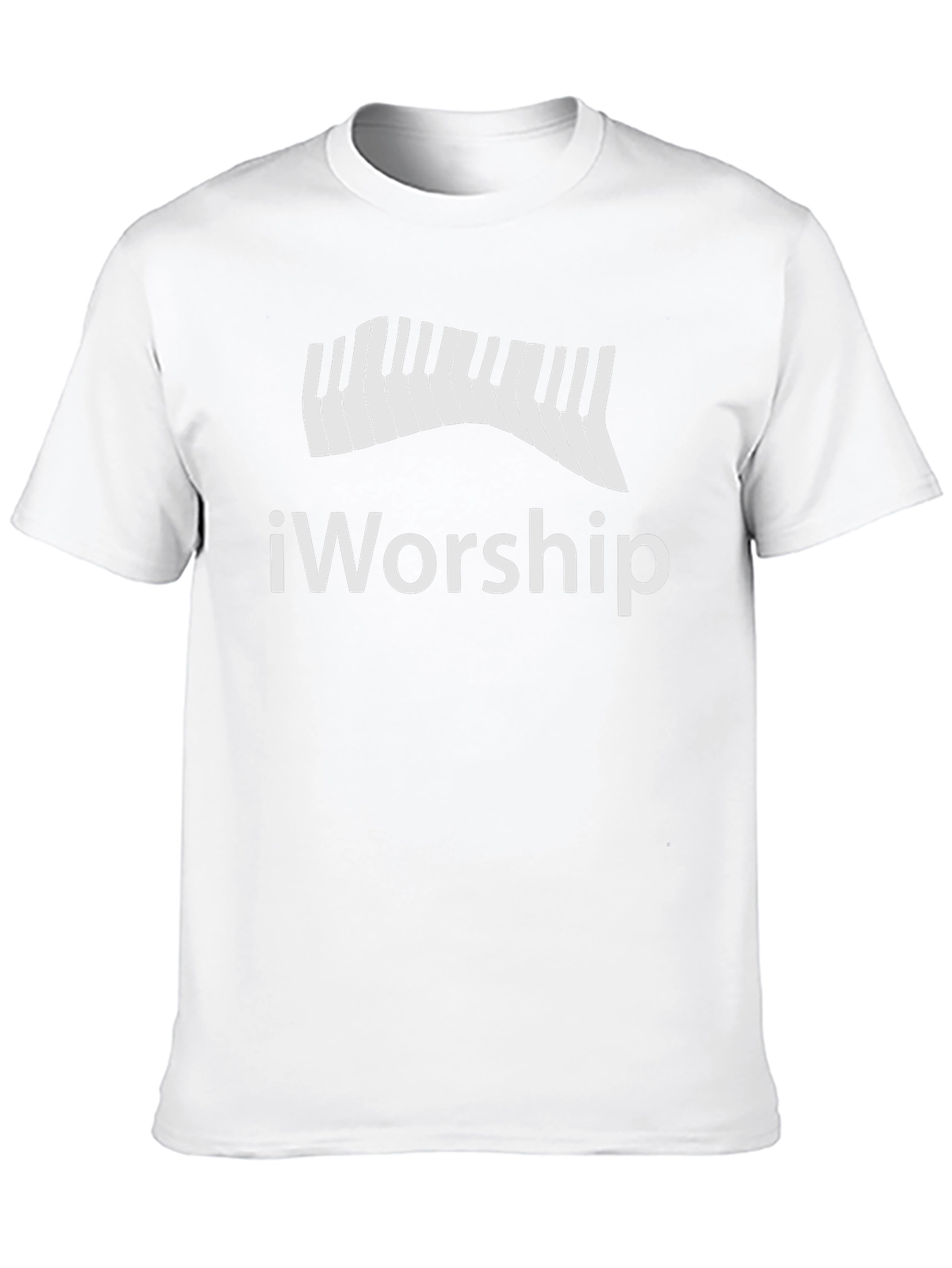 iWorship Piano Keys Graphic Tee - Black