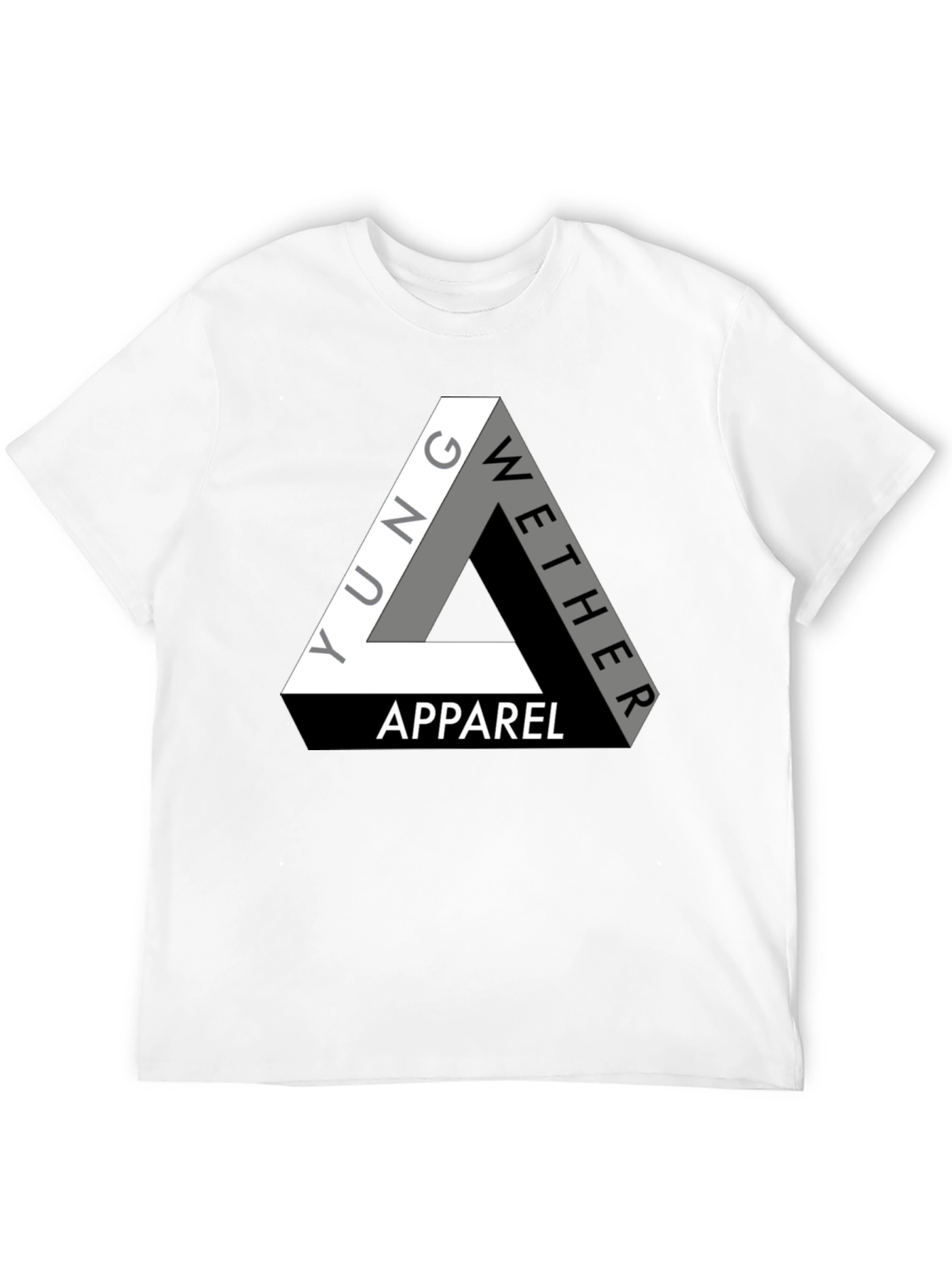 Yung Wether Apparel T-Shirt - Modern Triangle Logo Tee