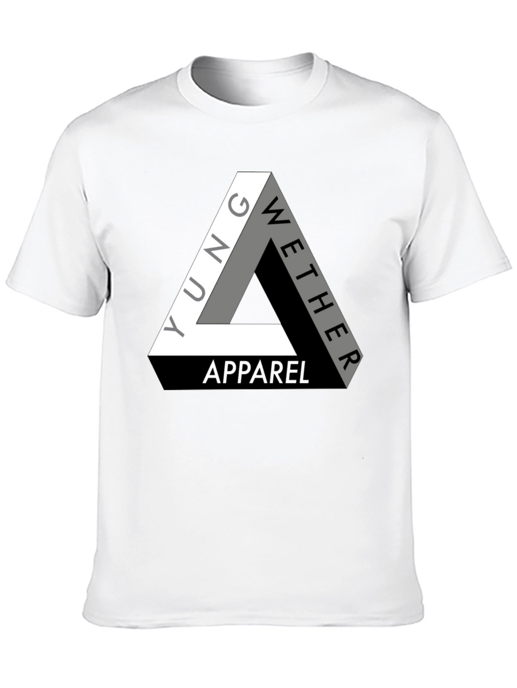 Yung Wether Apparel T-Shirt - Modern Triangle Logo Tee