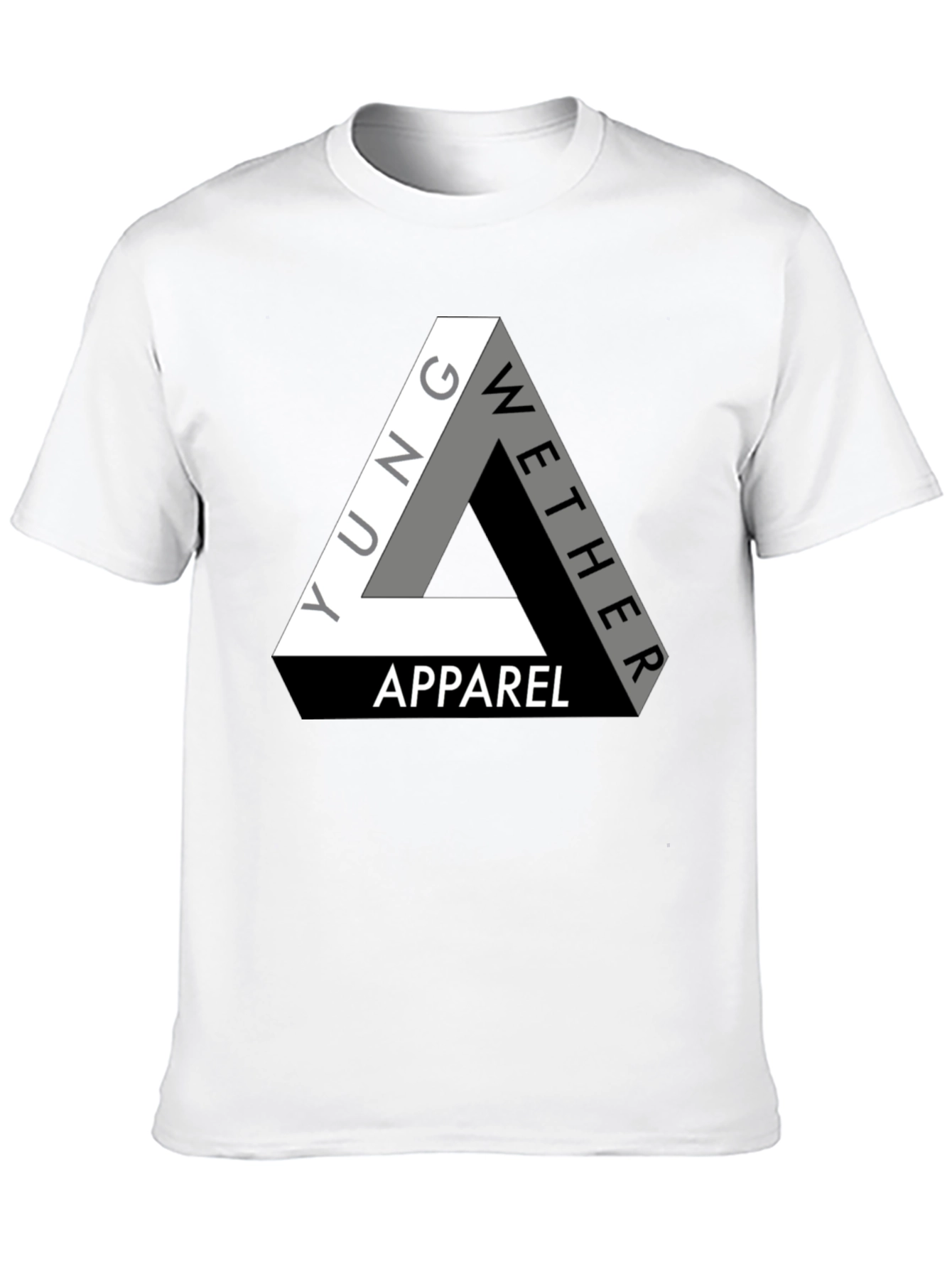 Yung Wether Apparel T-Shirt - Modern Triangle Logo Tee