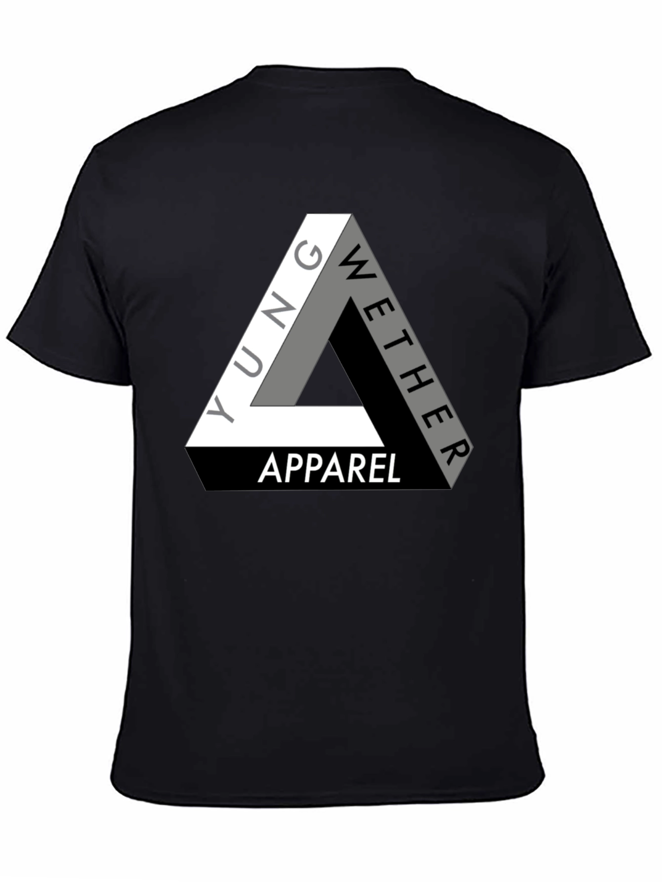 Yung Wether Apparel T-Shirt - Modern Triangle Logo Tee