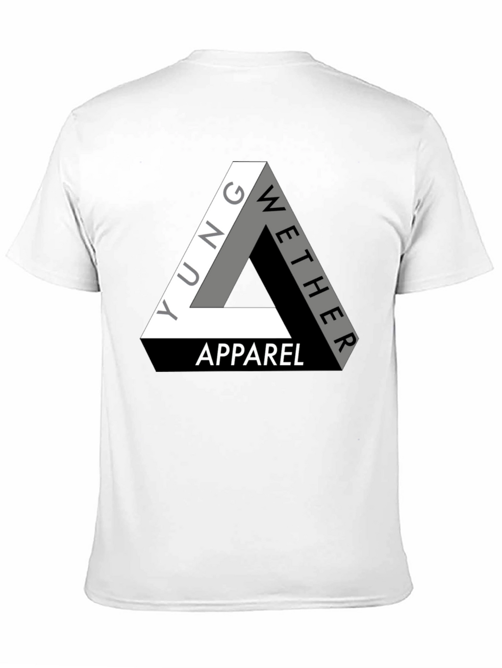 Yung Wether Apparel T-Shirt - Modern Triangle Logo Tee