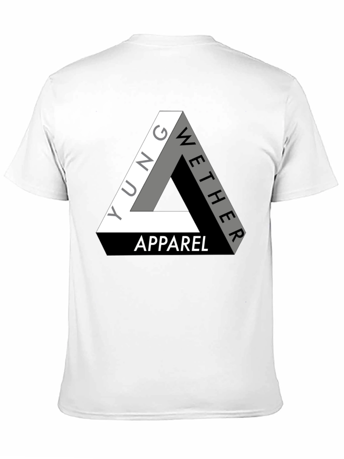 Yung Wether Apparel T-Shirt - Modern Triangle Logo Tee