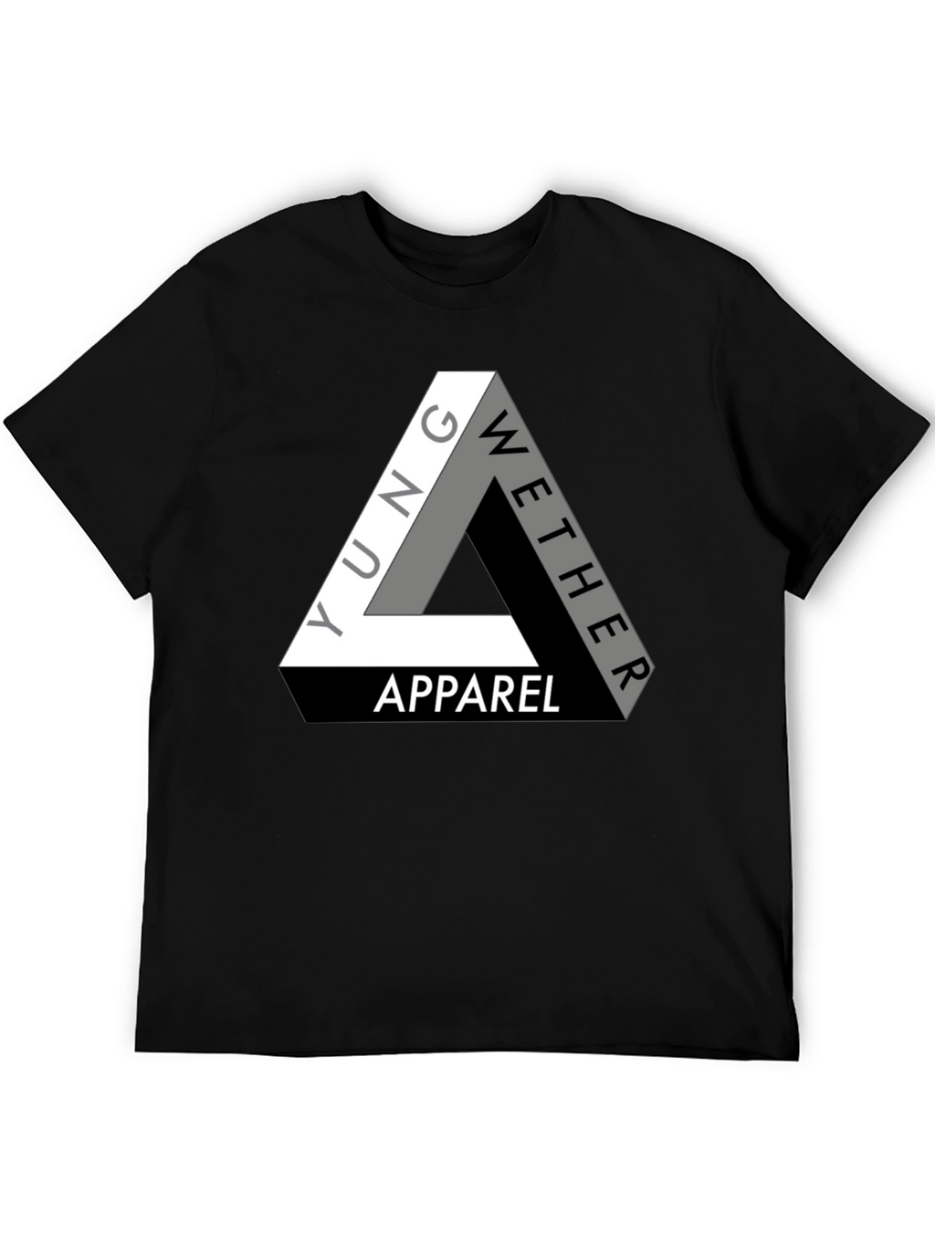 Yung Wether Apparel T-Shirt - Modern Triangle Logo Tee