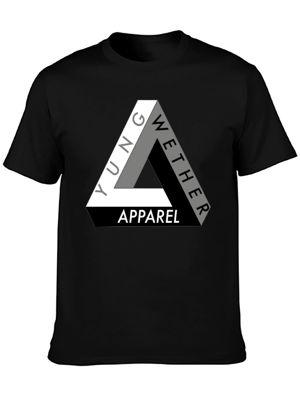 Yung Wether Apparel T-Shirt - Modern Triangle Logo Tee