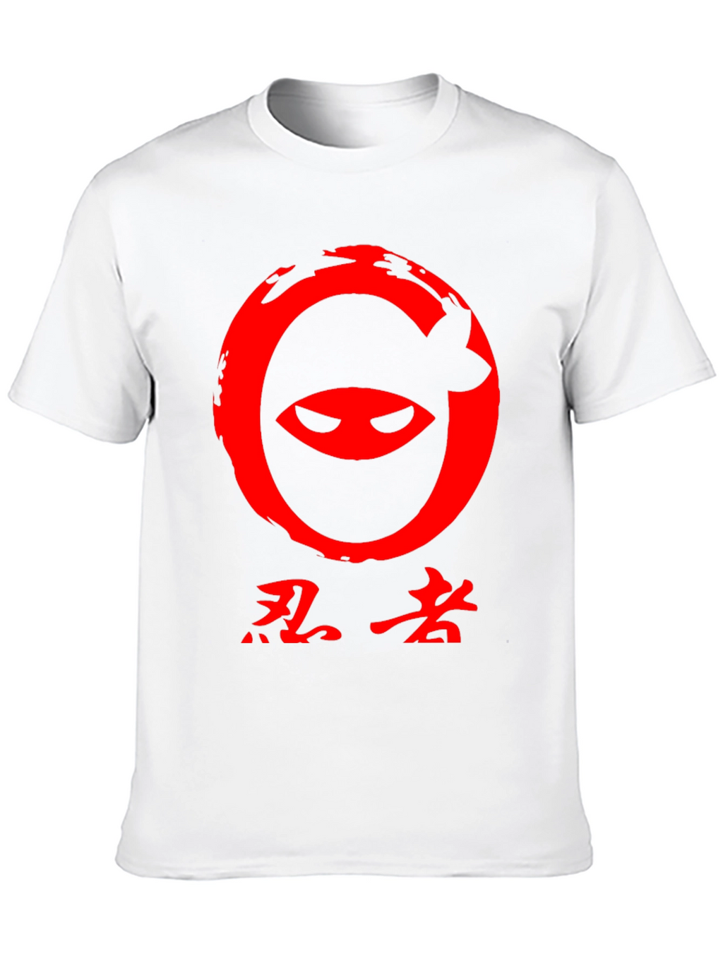 Ninja Graphic Tee - Red on Black