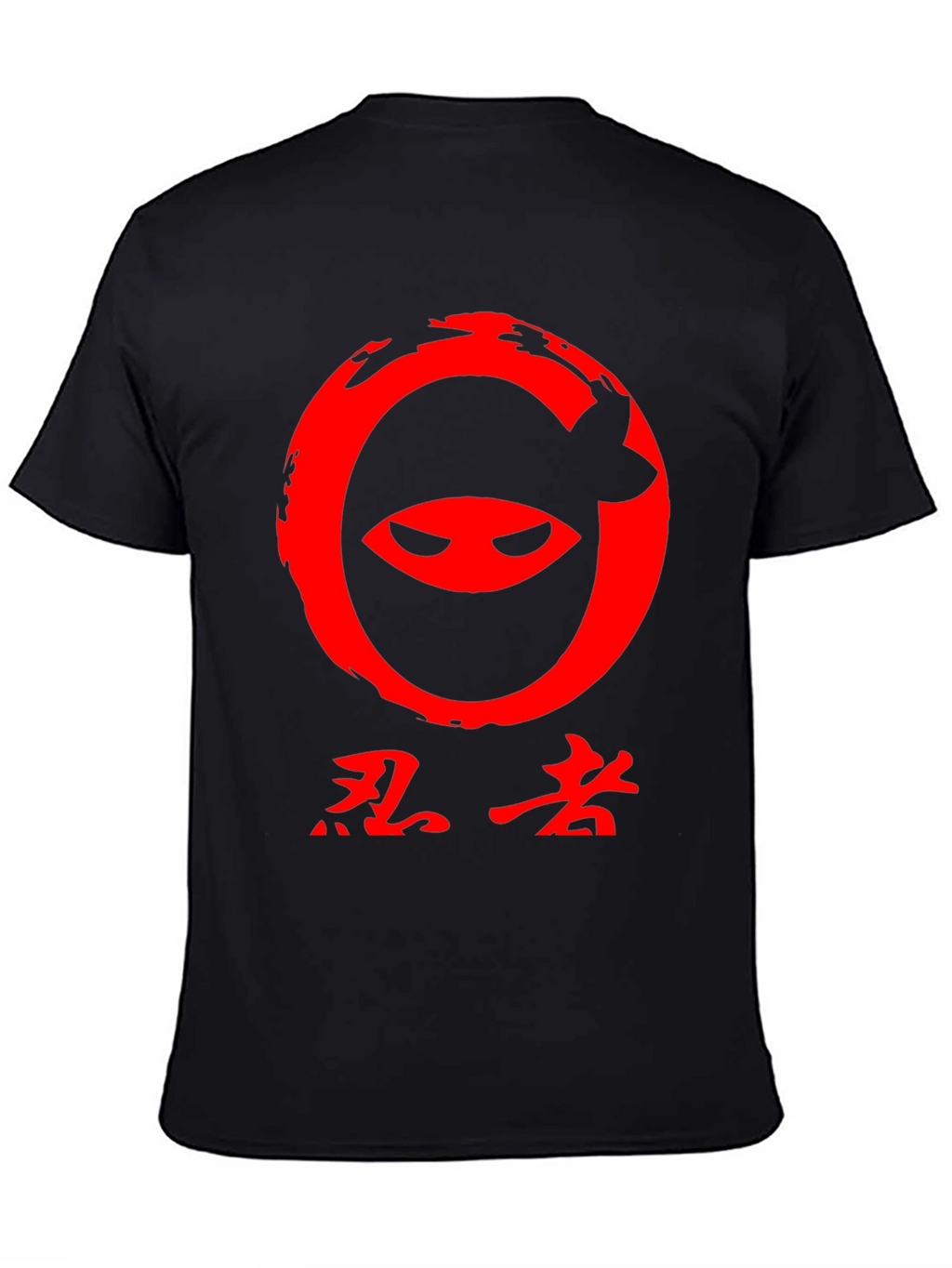 Ninja Graphic Tee - Red on Black
