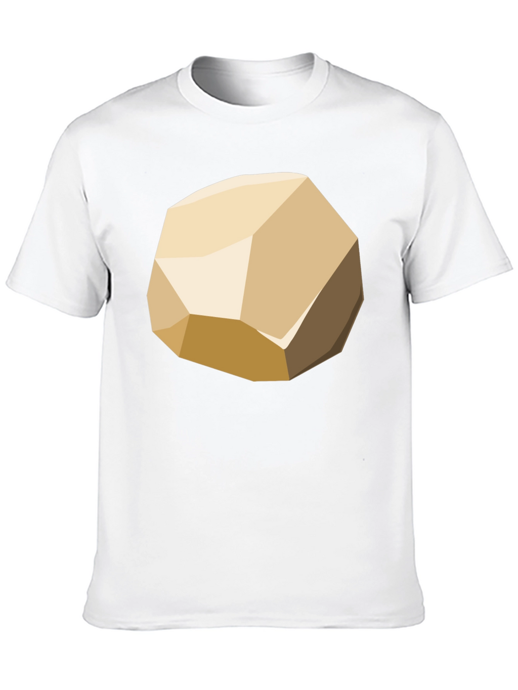 Geometric Rock Graphic Tee - Modern Casual Style