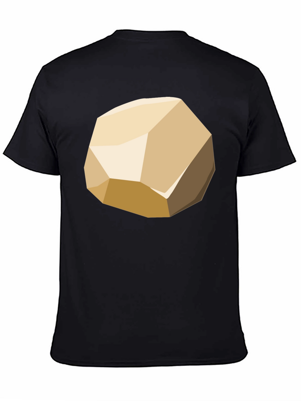 Geometric Rock Graphic Tee - Modern Casual Style
