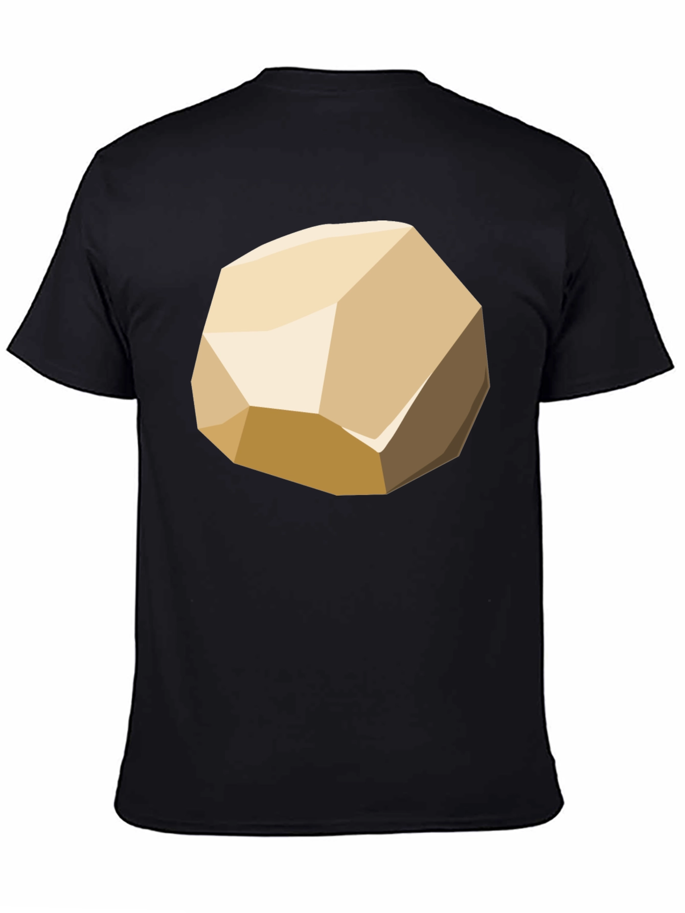 Geometric Rock Graphic Tee - Modern Casual Style