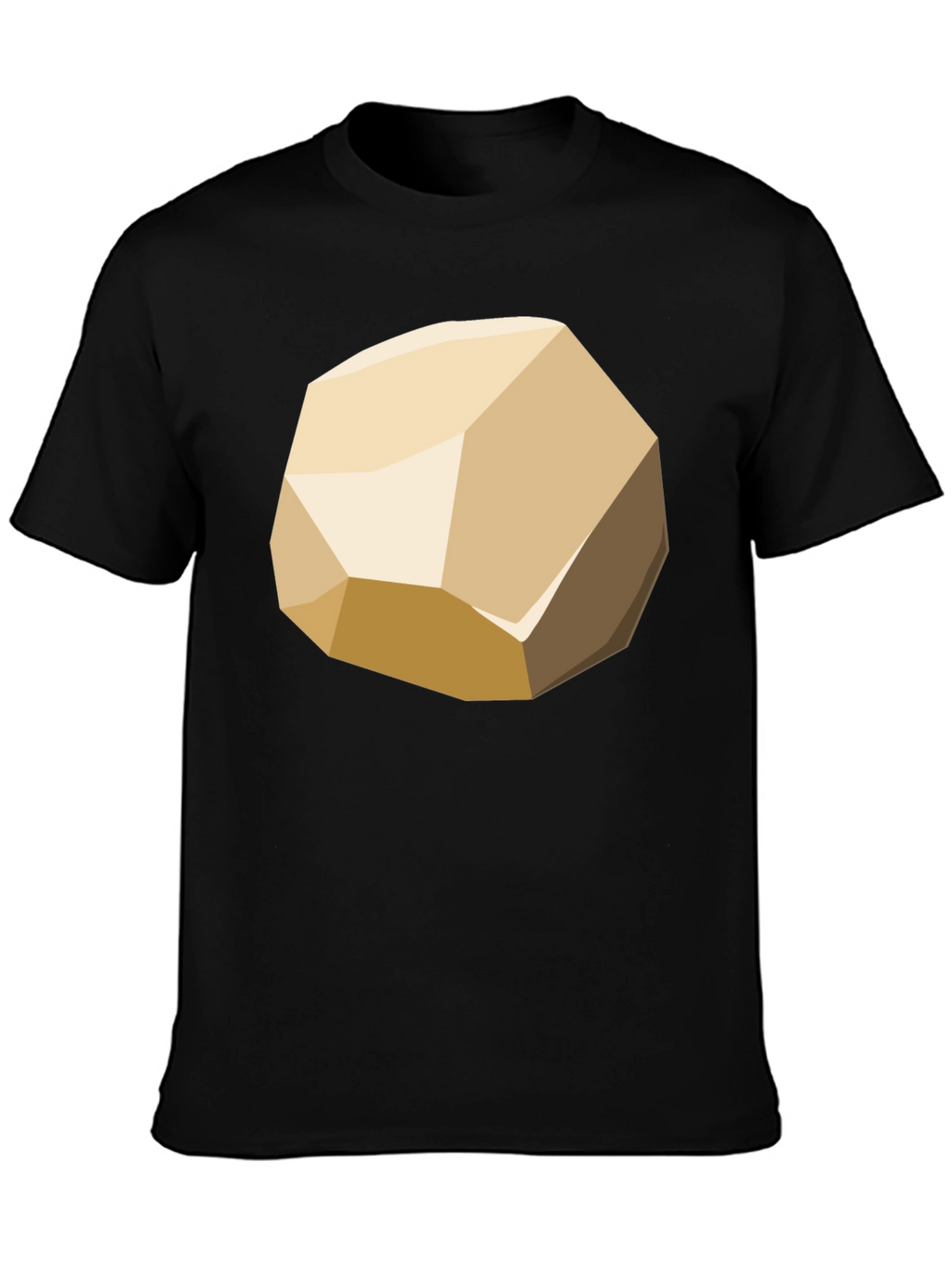 Geometric Rock Graphic Tee - Modern Casual Style