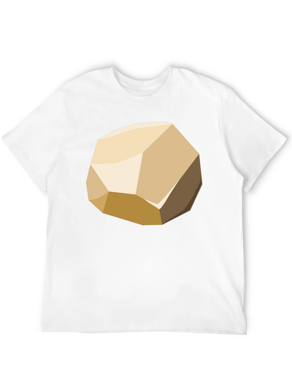 Geometric Rock Graphic Tee - Modern Casual Style