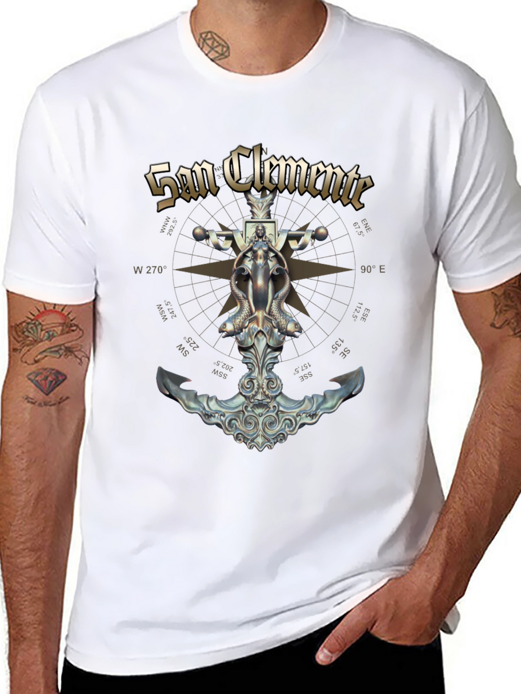 San Clemente Anchor Graphic T-Shirt