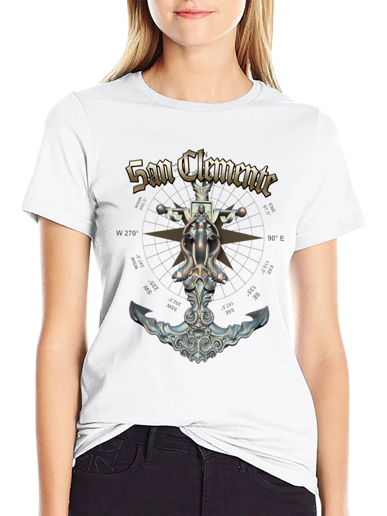 San Clemente Anchor Graphic T-Shirt