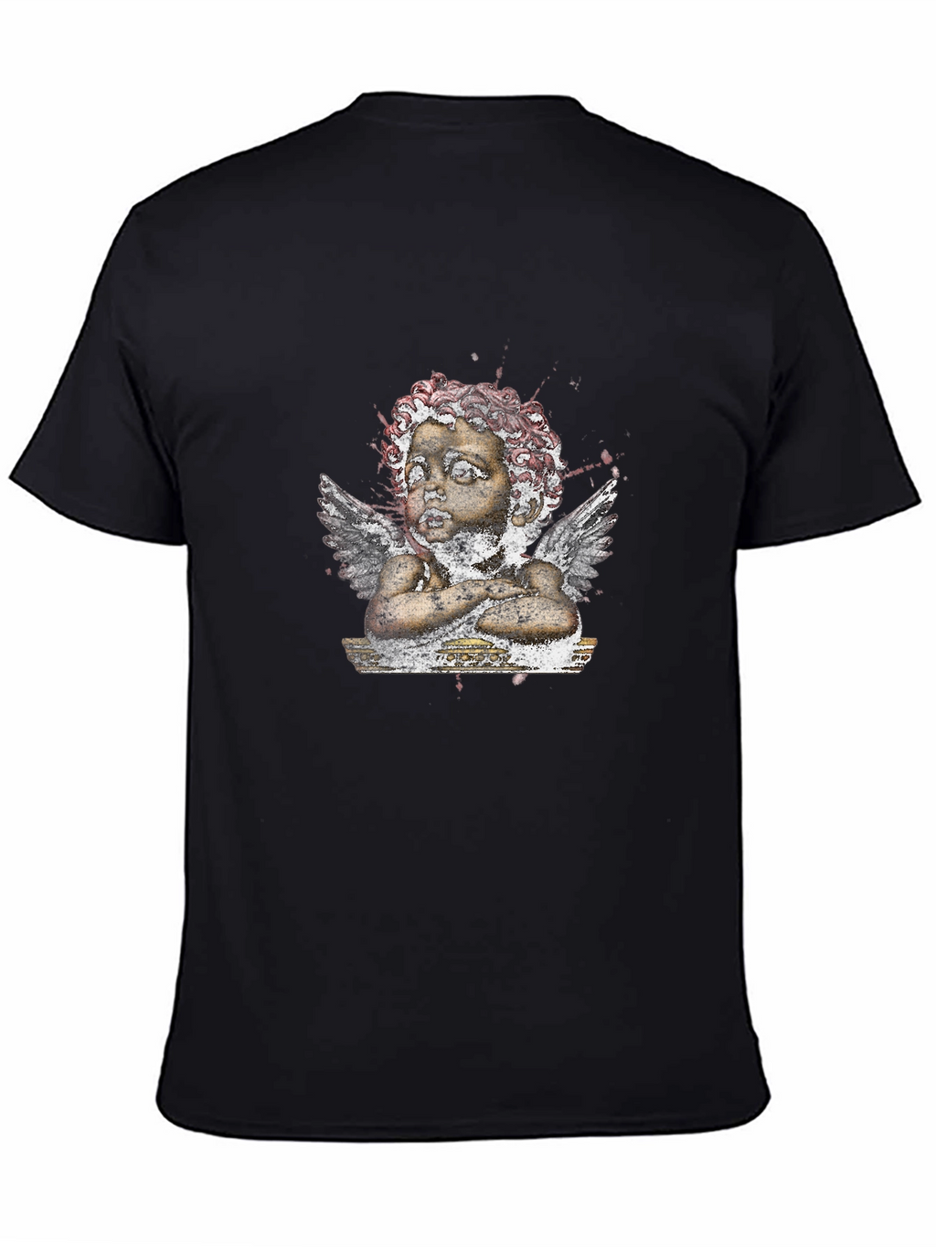 Cherub Graphic Tee - Edgy Angel Design