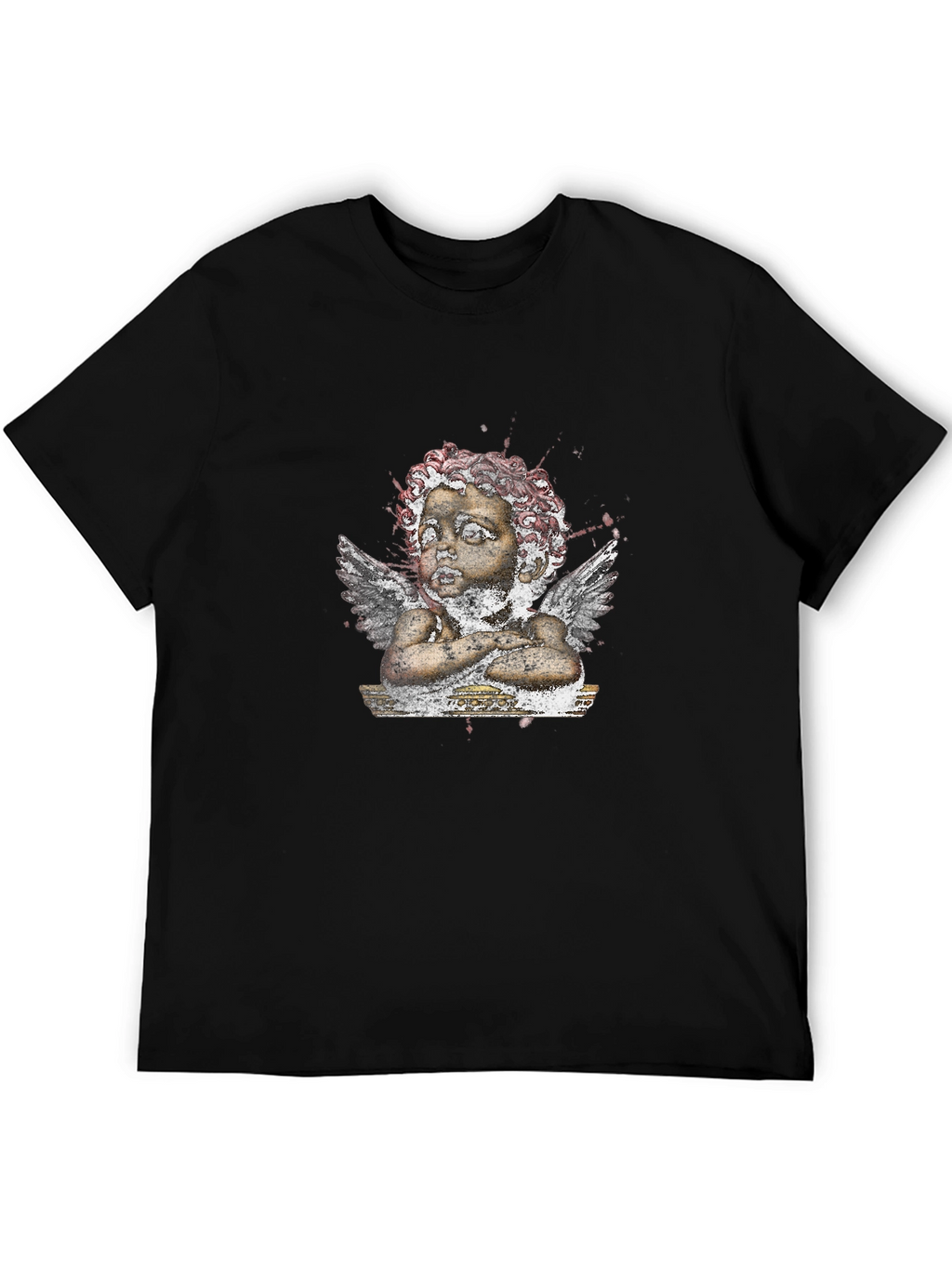 Cherub Graphic Tee - Edgy Angel Design