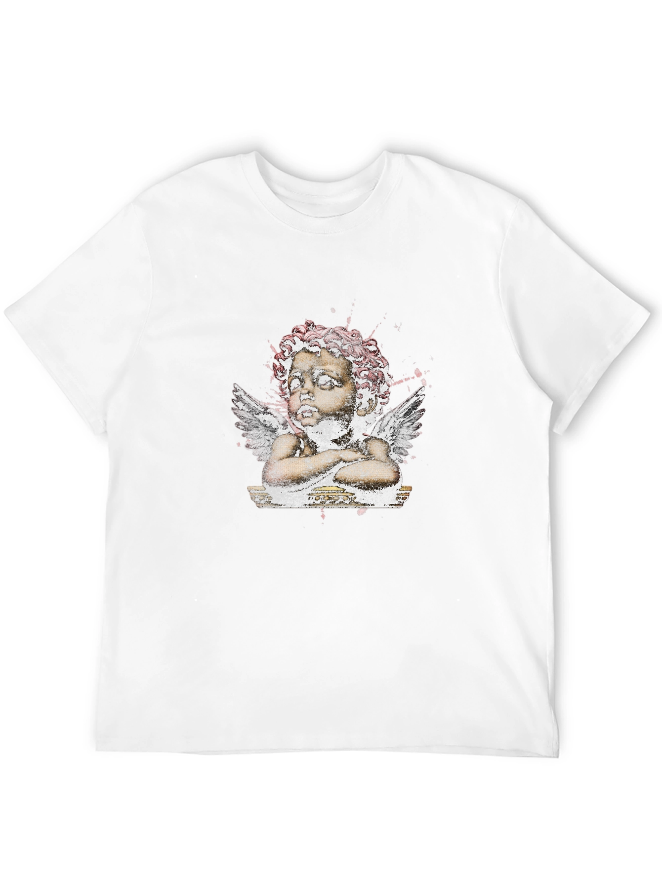 Cherub Graphic Tee - Edgy Angel Design