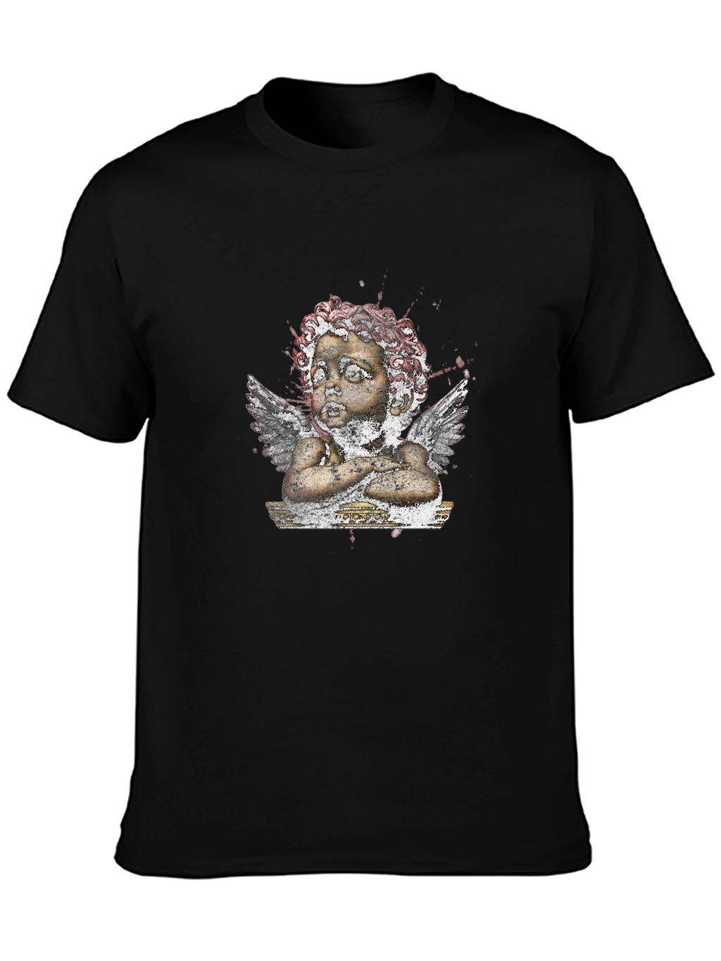Cherub Graphic Tee - Edgy Angel Design