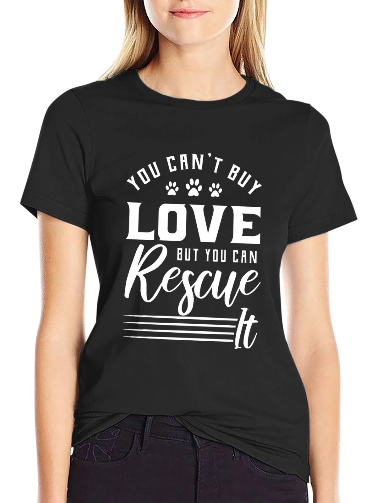 Rescue Love T-Shirt - You Cant Buy Love Rescue It!