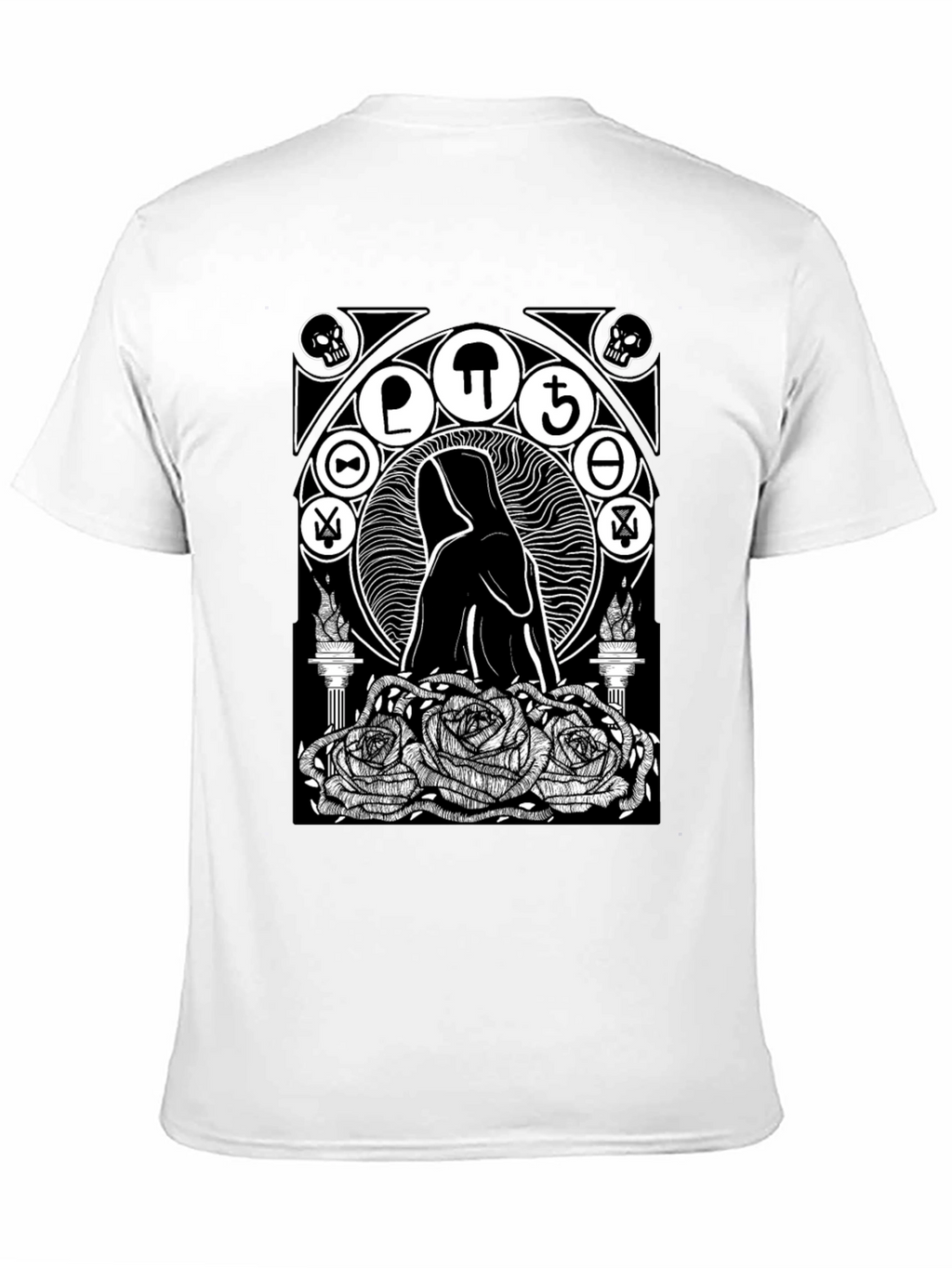 Occult Rose T-Shirt - Gothic Graphic Tee