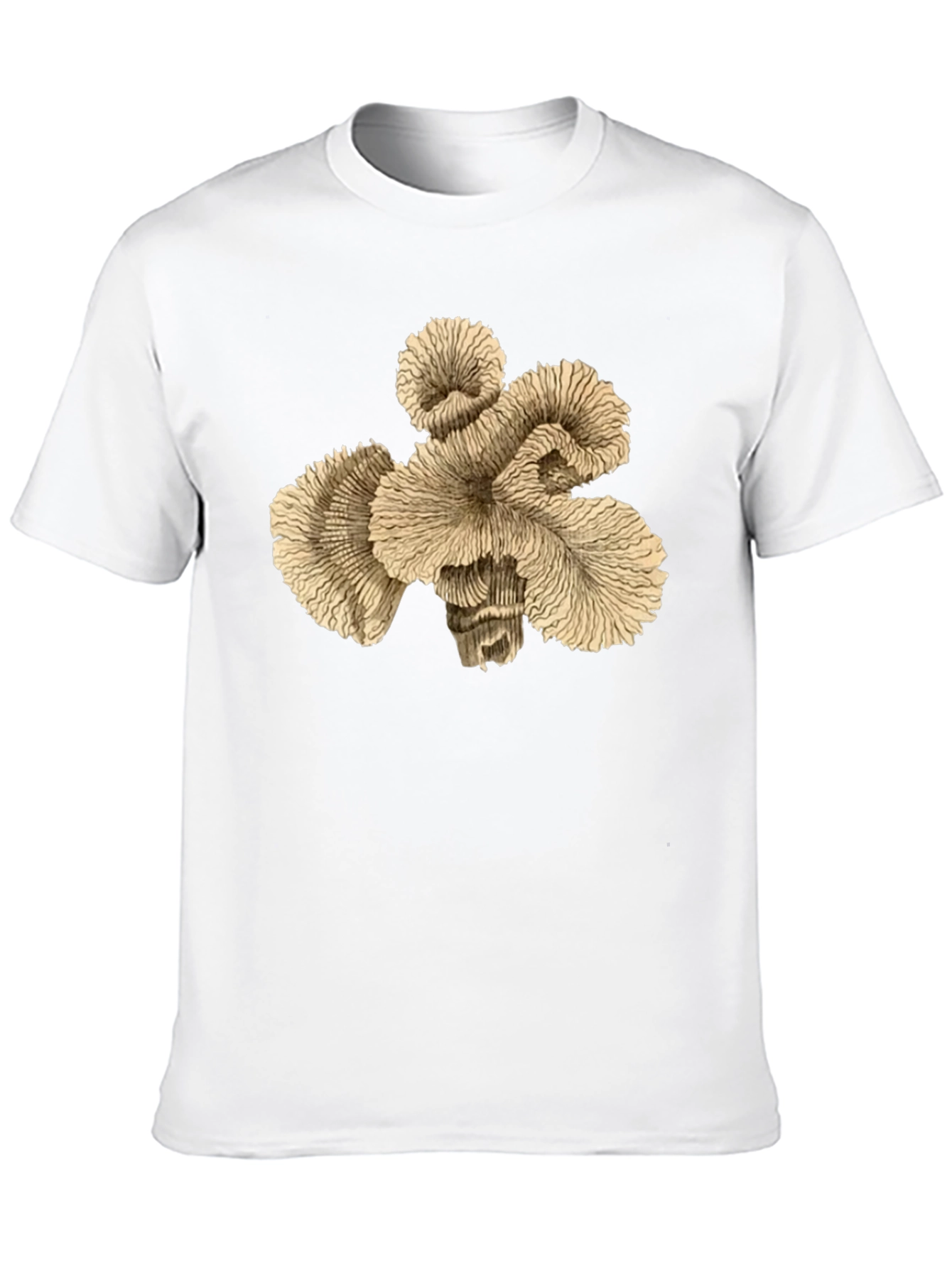 Abstract Coral Graphic Print T-Shirt