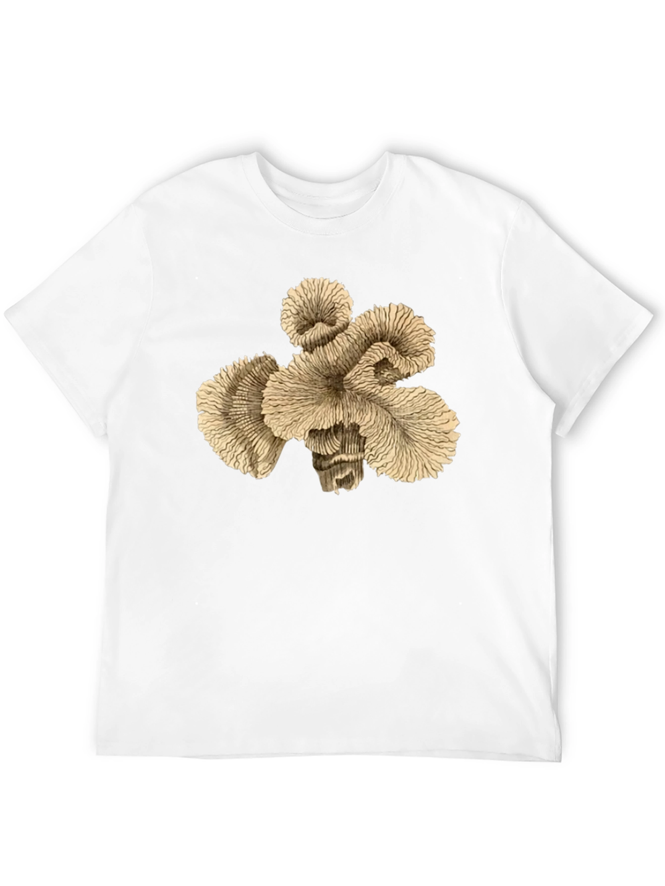 Abstract Coral Graphic Print T-Shirt