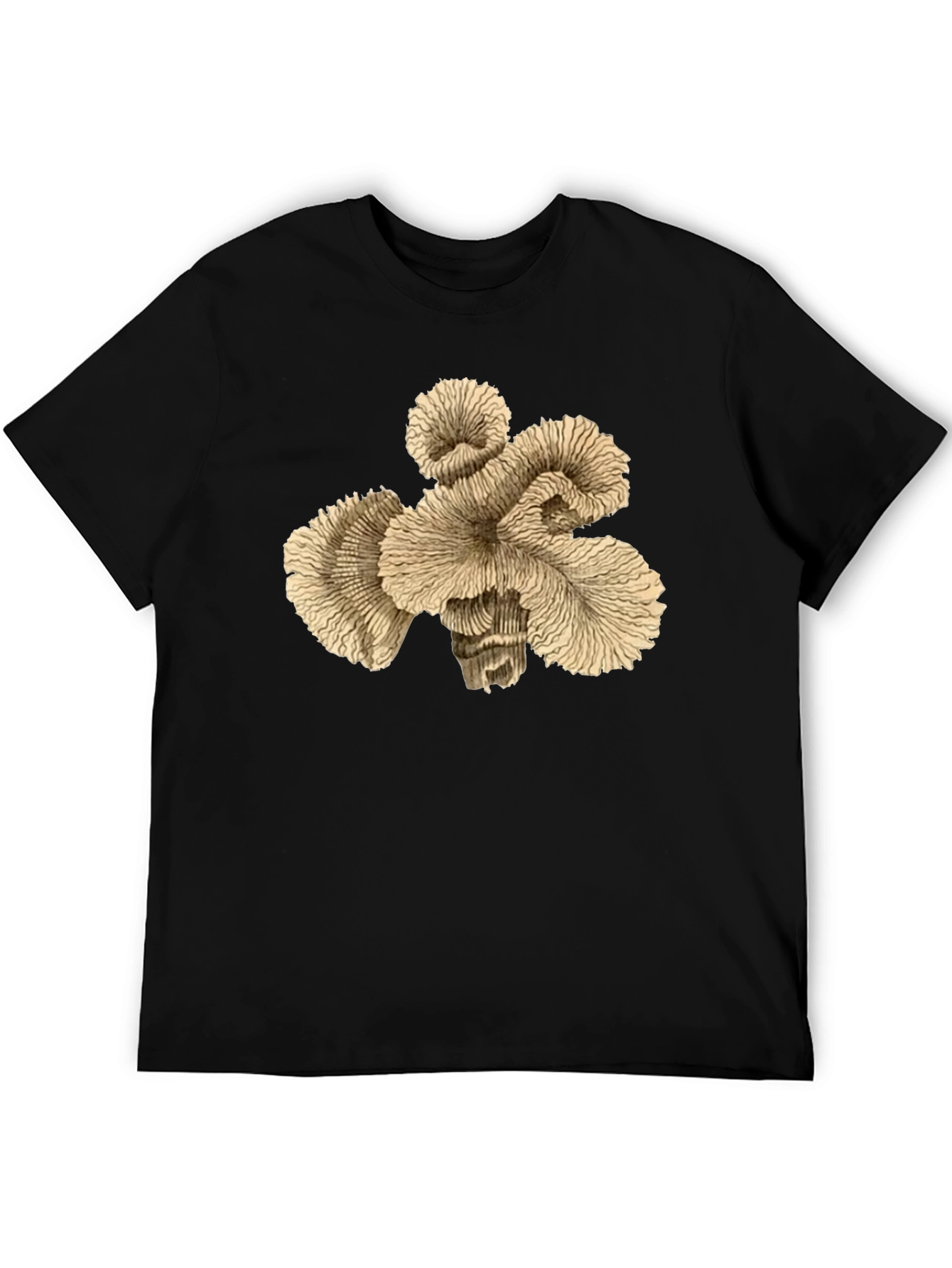Abstract Coral Graphic Print T-Shirt