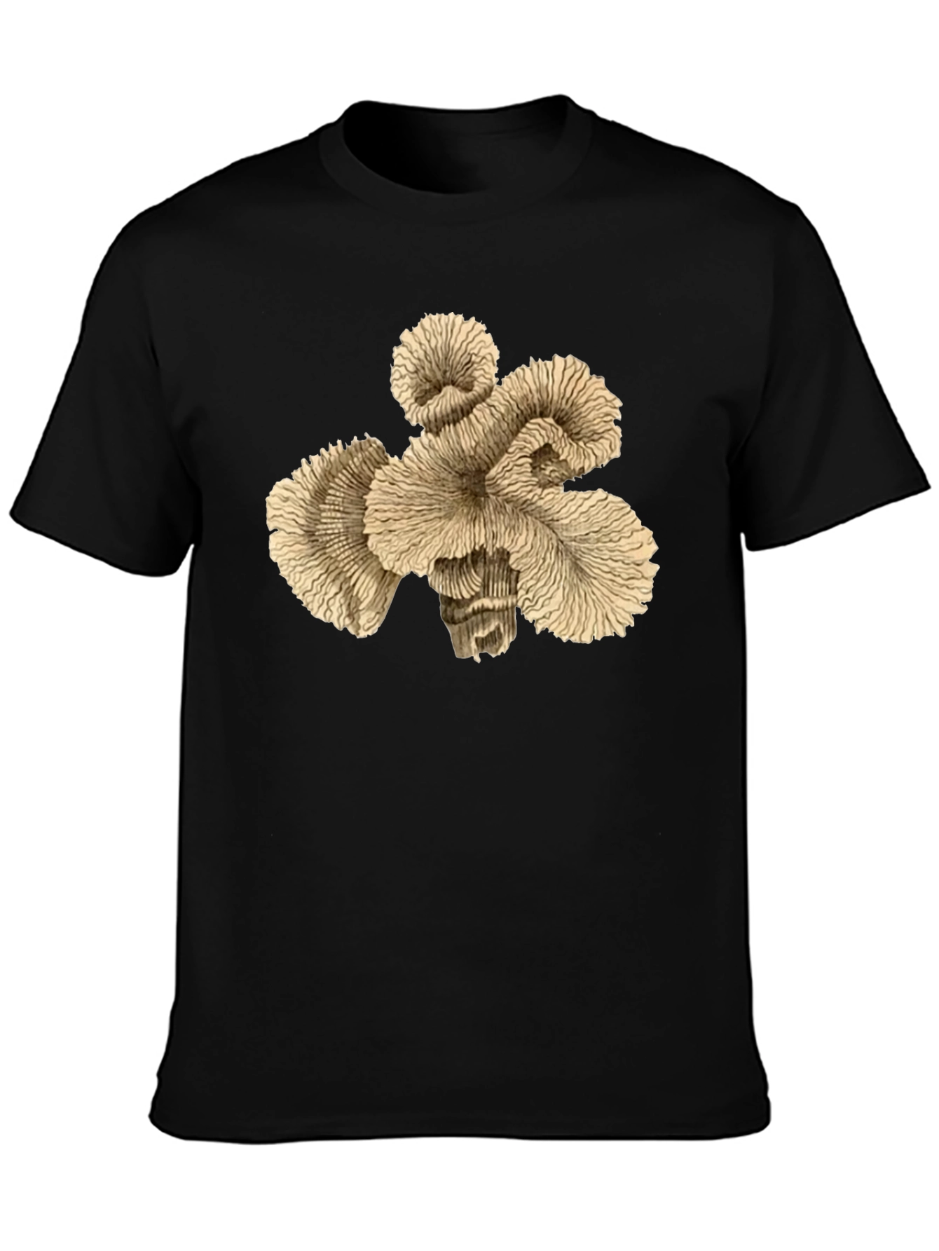 Abstract Coral Graphic Print T-Shirt