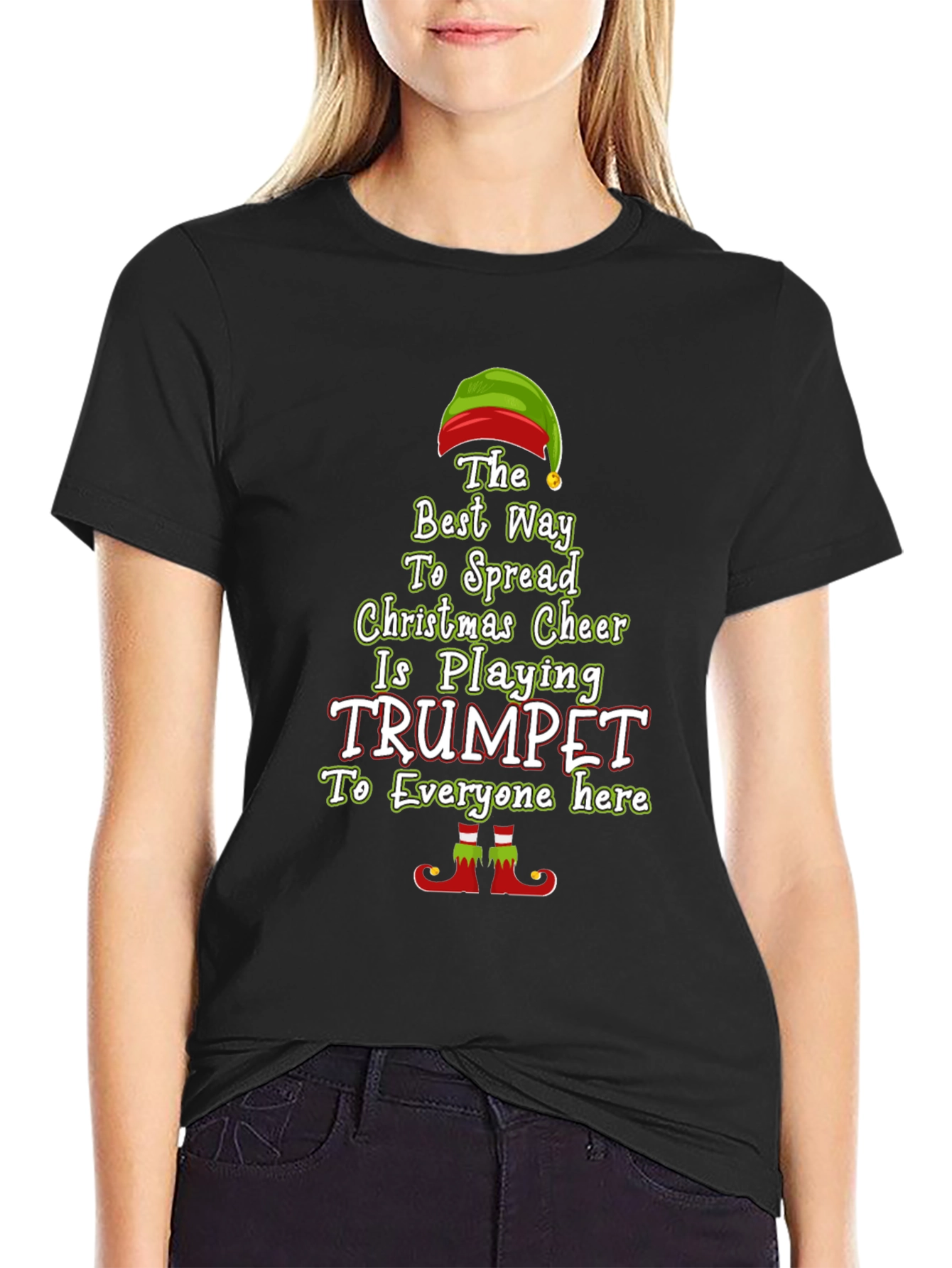 Christmas Trumpet Elf T-Shirt