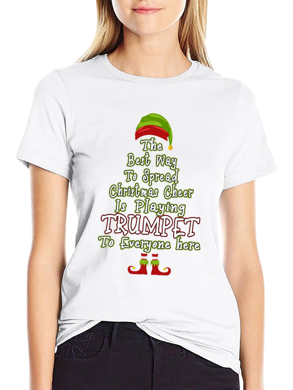 Christmas Trumpet Elf T-Shirt