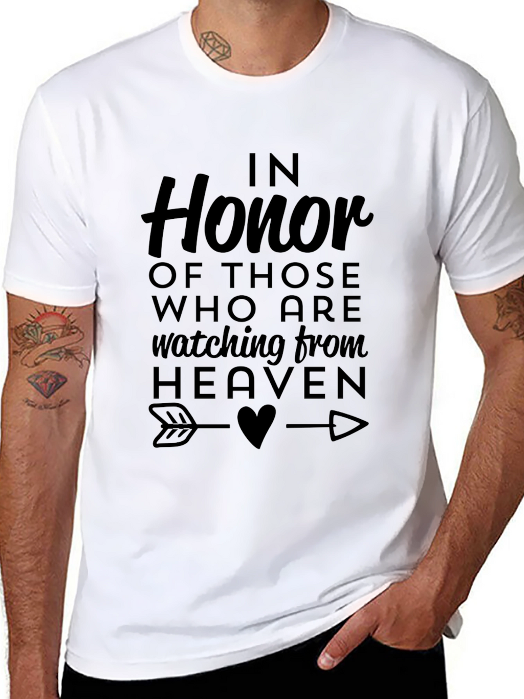 In Honor of Those Watching From Heaven T-Shirt